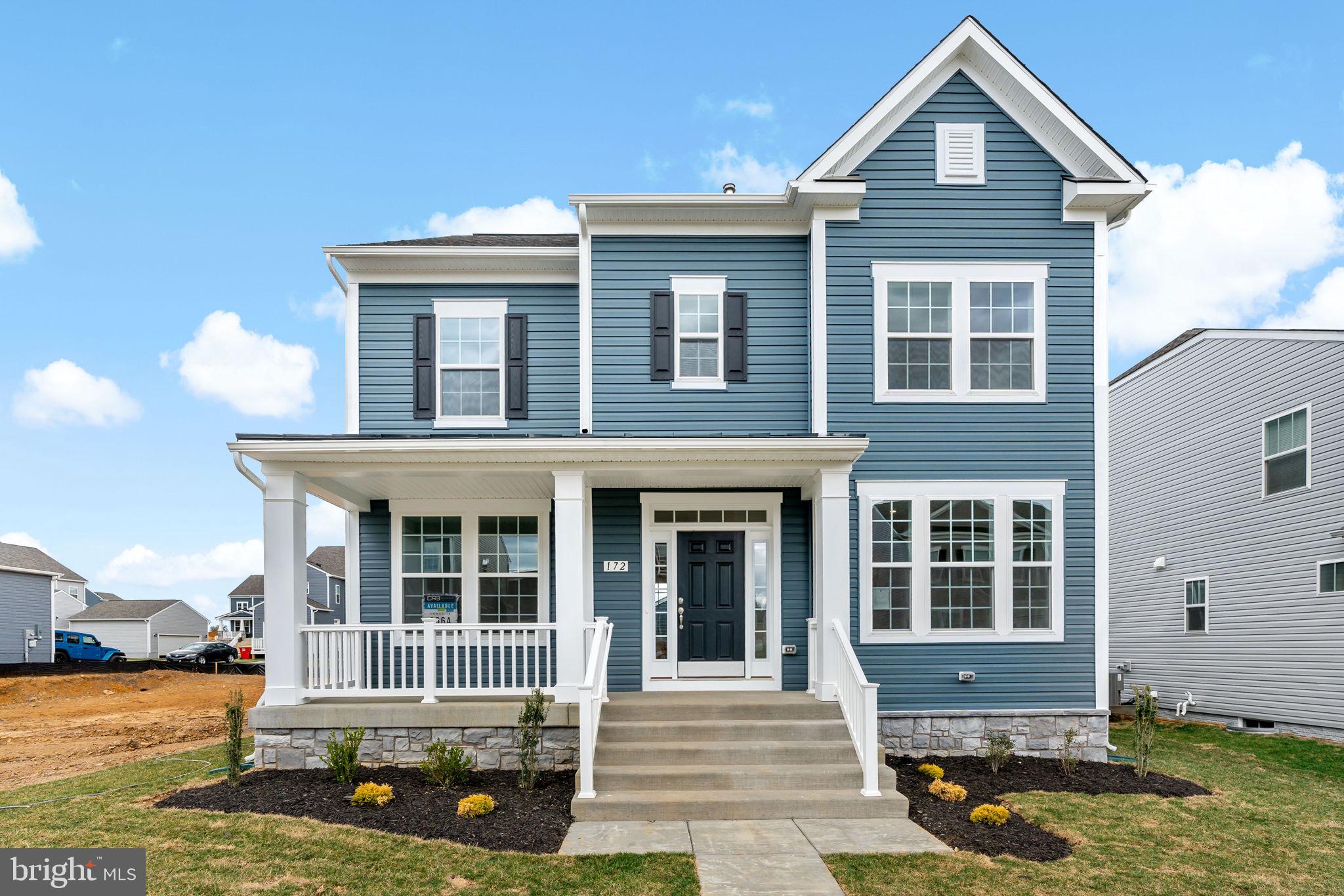 **UP TO $20,000 CLOSING COST ASSISTANCE AVAILABLE ON SELECT HOMES, FOR PRIMARY RESIDENCE WITH USE OF APPROVED LENDER AND TITLE!**
MOVE-IN READY! DETACHED 2 CAR GARAGE INCLUDED!!! Live the Huntfield lifestyle in Charles Town's largest planned community ideally situated along the rolling hills of the Blue Ridge Mountains! The Clemson plan is our model home! Come and see why!! This plan is the Goldilocks plan because it’s not too big, it’s not too small, it’s just right! Open concept kitchen with a large island. The main level also offers a study that would be perfect for a home office. The primary suite includes an oversized walk-in closet, dual sink vanity, and seated shower. The basement includes a finished rec area and a full bathroom.
