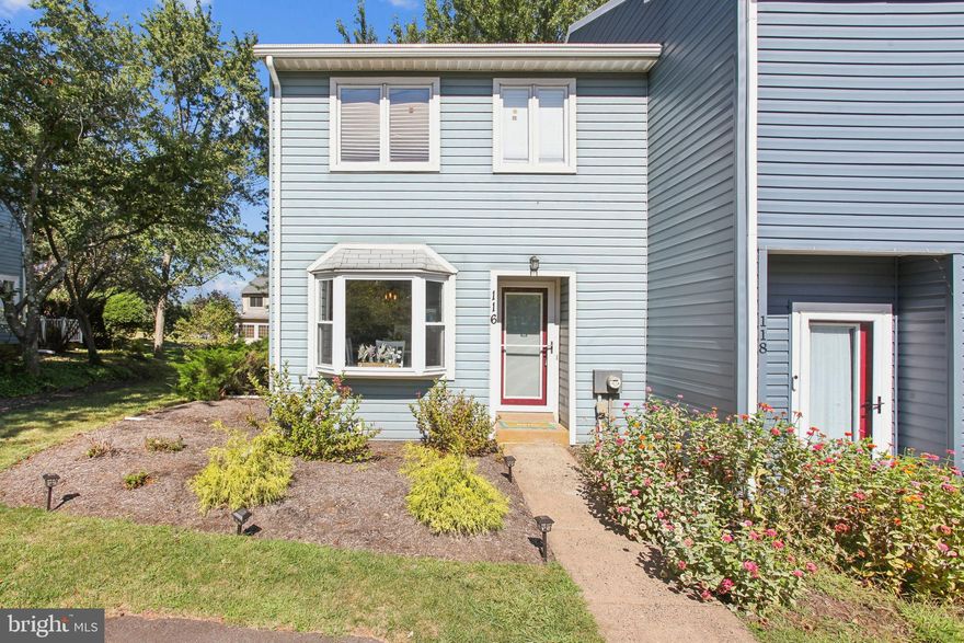 Welcome to this sun-filled end-unit townhome in Chalfont, offering 2 bedrooms and 1.5 baths. Natural light fills the home, creating a warm and inviting feel throughout.

The main level features a dining room with a large bay window, an updated kitchen, and an open living area with tall ceilings and sliding glass doors leading outside. Step onto the spacious low-maintenance deck, where tree-lined views create a private, park-like backdrop. The SunSetter awning adds shade and comfort, making it an ideal spot for morning coffee, summer gatherings, or simply relaxing outdoors.

Upstairs, two spacious bedrooms are connected by a Jack and Jill full bath, providing both convenience and privacy. A half bath on the main level adds extra ease for guests, while a newer HVAC system (2019) and other updates throughout the home provide comfort and peace of mind.

Parking is simple with your own driveway, an assigned space, and additional guest parking nearby. A park and playground are just down the block, and the home’s location within Central Bucks School District adds to its appeal. Shops, dining, and commuter routes are also only minutes away.