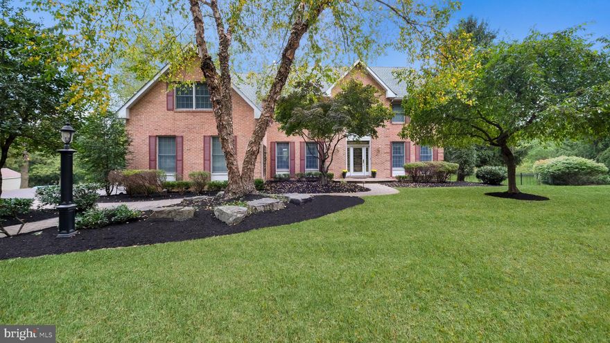 *We have multiple offers. Sellers have requested all offers be sent by 3:00 pm on 1/6. Welcome to 5235 Deborah Court! This elegant home is located in the exclusive Meadows community, a secluded enclave of just five executive residences. The 4-bedroom, 3.5-bath home with 3 car garage sits on nearly 2 acres of exceptional privacy. If you love outdoor living, this home offers an abundance! Relax, barbecue and entertain on the large, low maintenance deck overlooking the yard, or enjoy the several patio areas below, including one with an outdoor fireplace! The crown jewel of the backyard is a resort-style heated pool and spa, perfect for unwinding after a long day or hosting unforgettable summer gatherings. This home has so much to offer outside, you may never want to go in—but once you do, you’ll be equally impressed. The two-story foyer greets you with a soaring ceiling and an elegant staircase, while hardwood floors, custom molding, and detailed woodworking set the tone for luxury throughout. The main level features a spacious family room with tall windows, cathedral ceilings, skylights and a wood burning fireplace. So much room for family and friends to gather together! The main level also features a formal living room with fireplace, a sunny dining room, and an office/library with glass double doors. The kitchen is a cooking enthusiast’s dream with large center island, 5 burner cooktop, granite countertops, tile backsplash, 42” cabinets, recessed lighting and large pantry. Sliding glass doors lead out to the spacious deck with views of the pool and beyond. Upstairs, unwind in the sophisticated main suite which includes a oversized bedroom with fireplace and cathedral ceilings, a sitting room with an additonal fireplace and an impressive, custom walk-in closet. The main suite also features a large bath with tall ceiling, skylights and two huge windows. Three additional well-sized bedrooms share a hall bath. One of the most unique spaces in this home is the expansive, sunny lower level with a walkout to the patio, numerous windows and tons of storage. Ample space for entertaining, exercising, watching TV, crafting, or working from home—the possibilities are endless! This space also includes a flex-room with a custom built-in closet behind stylish barn doors. There is also a full bathroom on this level. Conveniently located near Peddler's Village, Doylestown Borough, New Hope Borough, and across from Central Bucks East High School and Holicong Middle School, this home combines luxury living with an unbeatable location. Don’t miss your chance to see this incredible property! Added value for the new homeowner: a 1-year home warranty will be included with the sale.