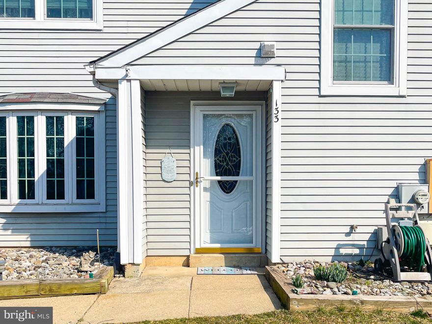 Beautiful 2 Bedroom, 1.5 Bath, End Unit Townhome.  Eat-In Kitchen Features Upgraded Cabinetry, Granite Countertops, Granite Breakfast Bar, Tile Back Slash, Undermount Stainless Steel Sink and Stainless Steel Appliances!  Large Living and Dining Room.  Living Room Includes a Wood Burning Fire Place that currently has an Electrical Insert.  Upgraded Vanity in Powder Room.  Enormous Storage Closet Under the Staircase.   Staircase has Oak Railing and Spindles!  Upstairs Laundry with New Front Loading Washer and Dryer Included with the Home.  Main Bath has Tile Flooring and Newer Bath Insert.  Large Master Bedroom with Large Walk-in Closet as well as a Generous Sized Second Bedroom.  Upgraded Carpet and Padding throughout Stairway and Second Floor.   Exterior Features Newer Glass Storm Door and Decorative Front Door.  Nicely Sized Patio off of the Dining Room with Two Storage Units!  Home is in a Great Location!  Central Bucks School District!