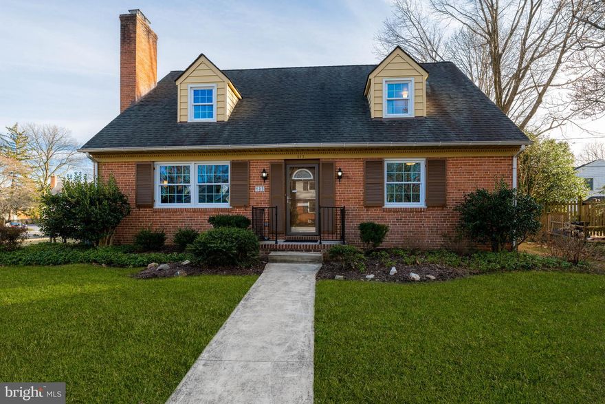 Super opportunity in sought after Stoneleigh! This deceptively large Cape Cod is an AS-IS Estate sale, but this home is in excellent condition and has so much to offer for under 500K ! Built in 1962, this home has only had one owner - a doctor and his wife raised 4 children here, enjoying the quiet court location as an extension of their backyard.  In need of some cosmetic updates, but the roof, systems and electric have all been updated. Hardwood floors throughout that were just refinished and gorgeous! Replacement windows throughout, including the basement. Wallpaper removed and many rooms freshly painted.  Bathrooms have some recent updates too! Lovely screened porch off the kitchen makes the perfect spot for summer parties and crab feasts.  Short walk to the pool and schools. Make your appointment today to see this special property!