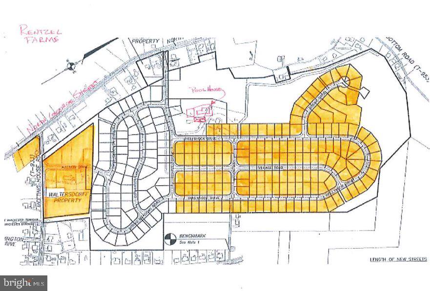 160 improved building lots for sale. Great location within 30 minutes of Harrisburg, York and Lancaster. Community offers a common area pool, pool house, basketball courts and a playground. 20+ homes sold in 2015. See attached site plan.
