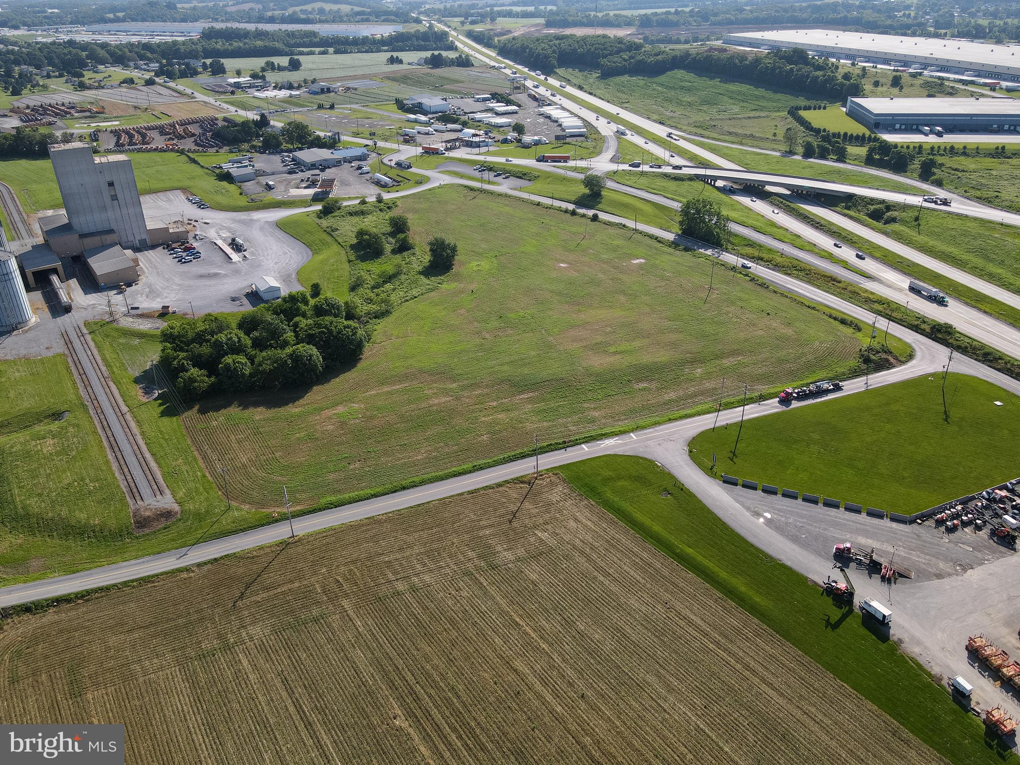 11.96 Acres zoned industrial/commercial located along Interstate 81 off of exit 24 in Shippensburg, Pa. Central Location between Pittsburgh, Philadelphia, Baltimore, DC. High Truck traffic volume on I81 and 20 minutes from the PA turnpike, 30 minutes to I70. Public Water and Sewer Available. Surrounded by warehouses, feed mills, grain mills, equipment dealerships, retail stores, gas stations, Energy companies and storage. Could be used in a multitude of ways.