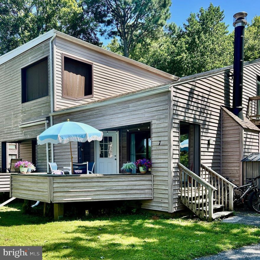 Back on Market 10/8 - Buyer Financing Denied*** Welcome to the Borderlinks Community in Ocean Pines * Updated 3BD/2BA end-unit townhome with golf course and water views with a highly sought after floor plan including a first floor owner's suite w/private full bathroom; an open kitchen/dining/living room with vaulted ceilings & wood burning fireplace * Top floor includes two bedrooms w/double beds; full bathroom #2 & a private 2nd floor balcony & Laundry*  Make this your primary residence; getaway beach home or long-term investment property (short-term and long-term rentals allowed) * New roof in 2022 & HVAC in 2019 *  All current Furniture/Appliances & Contents Convey Less than one mile is the Ocean Pines Yacht Club & Water Taxi into Ocean City * Additional amenities include Ocean City Beach Club; Numerous Community Tennis Courts & Swimming Pools;  Community Dog Park; Community  Bike/Walking Trails, Playgrounds and much much more!  Golf Memberships are available separately (See Disclosures)  Home has been meticulously maintained and never rented by current owners** All Condo Docs in Disclosures