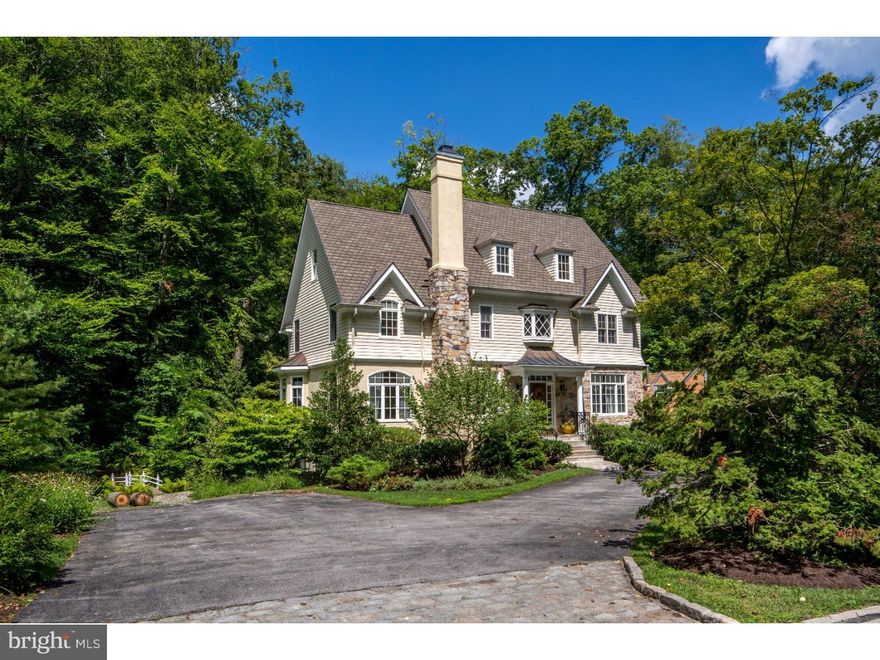 Beautiful and spacious 9 year young Peter Batchelor designed home on coveted Rose Lane in Haverford.  On a picturesque .96 acres lot, this sun-filled home features include 5 bedrooms; 5 full bathrooms; 1 powder room; a 3-car attached garage & 6,474 square feet of great space for living and entertaining.  Main floor highlights include a stunning chef's Kitchen, Breakfast Room and Great/Family Room with French doors to a large deck; spacious formal Living & Dining Rooms; Butler's Pantry & Office/Study.  The 2nd floor includes 4 bedrooms & 4 full bathrooms including the well-appointed, private master suite with a vaulted ceiling & picture window; plus a sunny, relaxing master bathroom retreat & 2nd floor laundry room.  The walk-out lower level is finished with open recreational space; a full wet bar; and an au pair/in-law suite with full bathroom. The property is lovely all 4 seasons with a natural landscape, walking paths; deck; small creek with a Foot Bridge and is located close to Center City and major transportation routes in the award winning Lower Merion School District.