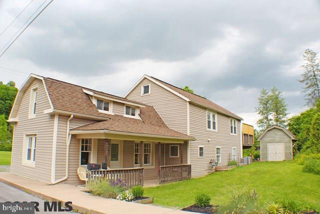 Bring your fishing poles and tackle box! Completely renovated duplex boarding Logan Branch Creek and Masullo Park! Situated at a dead end street rest this peaceful oasis! Nature at its finest, enjoy the relaxation of being beside the creek while relaxing on a huge deck overlooking a beautiful park! Step inside and everything is DONE. Just unpack your bags and enjoy the entire property as a one unit or reside in half and collect rent! Excellent use of space on both first and second floors. Completely separate duplex with two kitchens and two laundrys offers a host of lifestyle options. Don't underestimate the amount of work that has been done to this property, a rare find at a very affordable price. No active rental permits. Plenty of off street parking with huge shed. Ideal football property as well, only 15 minutes to Beaver Stadium! Grade A trout stream.