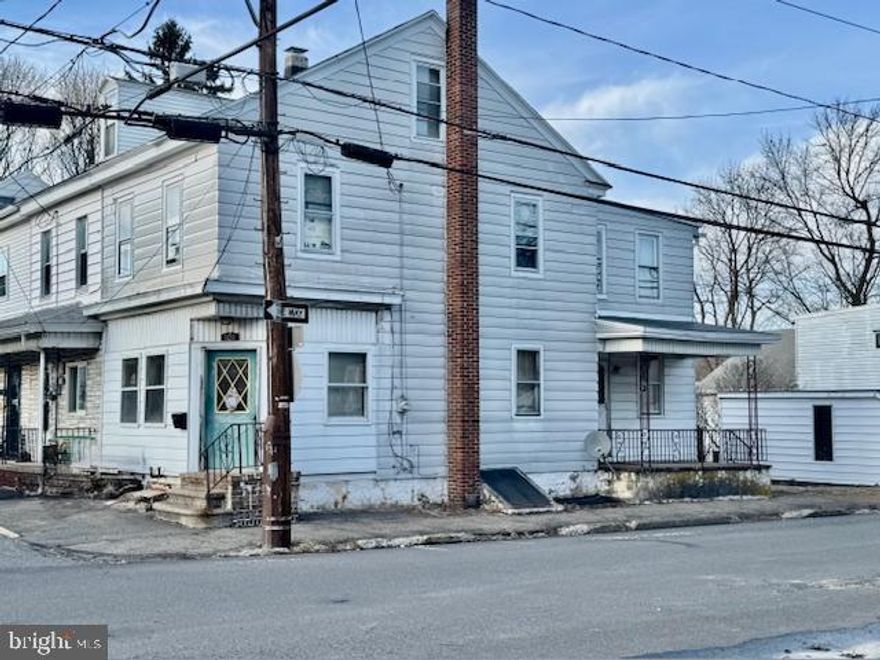 Property being sold in "AS IS" condition. Property will not be cleaned out for settlement. Location close to community pool and park. Eat in kitchen. Side carport. This property has so much potential. Oil heat with 2 newer oil tanks, Electric hot water heater.