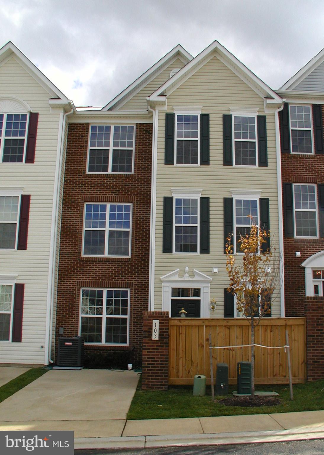 Professional pictures and floorplan soon! Back to Back townhome features a deluxe Primary suite with two walk-in closets and Primary Bath with soaking tub and separate shower. The mid-lev el features two secondary bedrooms that are larger then the typical townhome bedroom with a full bath, laundry, newer gas furnace and newer central air conditioning. The home is carpet free, with quality solid surface flooring installed throughout. The main level is open with kitchen, dining area and living room. Storage area under the stairway. The front yard has a privacy panel in front, and features front yard area that is ready for your imagination -- think patio, small garden or as you please. Parking is provided by a private driveway in front and plenty of non-assigned parking nearby. Great location with plenty of shopping nearby and also close to Rt. 15/270 exits and just minutes from downtown Frederick.