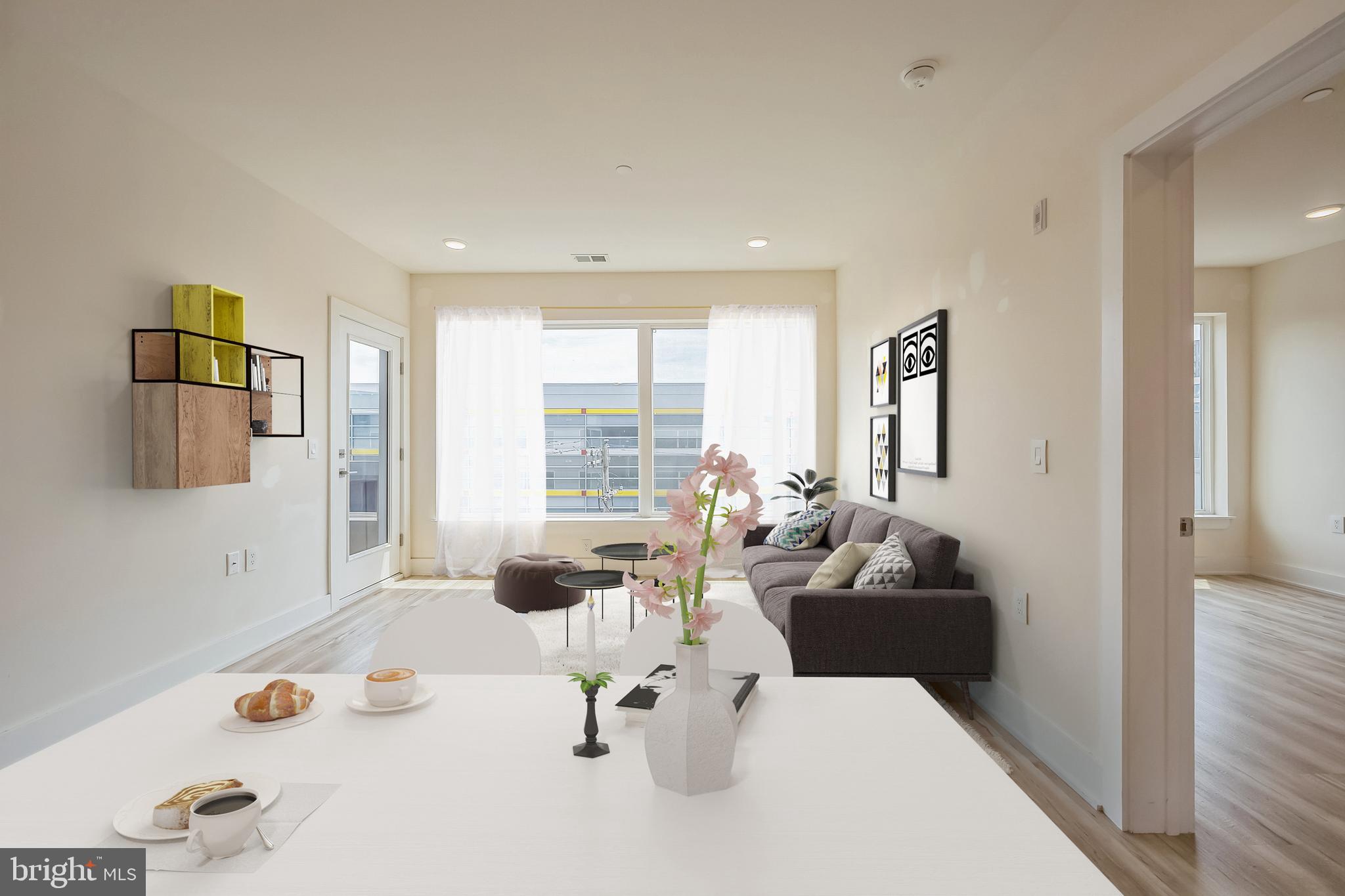 Welcome to one of Northern Liberties' most desirable layouts — the spacious east-facing floorplan. This stylish 2-bedroom, 2-bath condo offers open-concept living and dining, perfect for modern city living.
The thoughtfully designed kitchen is tucked off to the side, creating a functional yet open space. It features upgraded quartz countertops, soft-close cabinetry, stainless steel appliances, and pendant lighting above a large island with bar seating. The living and dining area flows seamlessly onto a private balcony, ideal for enjoying your morning coffee or entertaining guests.
The primary suite includes two generous closets and a full ensuite bathroom with a double vanity and tiled walk-in shower. The second bedroom, located off the kitchen, sits next to the hall bath — perfect for guests, a home office, or a flex space.
Additional highlights include:
Hardwood flooring throughout
In-unit laundry
Remainder of 10-Year Tax Abatement (8 years left)
Low monthly condo fees
Located at 1148 N 2nd Street, this home places you in the heart of everything Northern Liberties has to offer. CVS is conveniently located on the first floor, and ACME grocery store is right across the street. Starbucks, City Fitness, and a wide array of cafés, restaurants, and boutiques are just steps away. Enjoy easy access to public transportation, I-95, and some of the best dining and nightlife in the city — all within walking distance.
Residents also enjoy access to a shared fitness room and secure entry to the building.
This is a rare opportunity to own a nearly new home in one of Philadelphia’s most vibrant and walkable neighborhoods.
Schedule your private showing today!