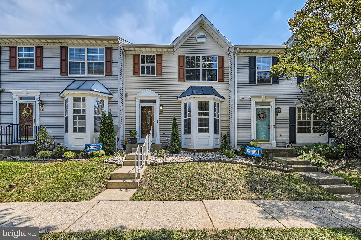 Welcome to this beautifully maintained townhome in Reisterstown, Maryland. This exquisite home boasts a newly installed 2023 stove and hot water heater, alongside recent front door framing from 2022. Refrigerator from 2020. The stone patio provides an ideal setting for entertaining guests and enjoying fun cookouts, while the soundproof basement offers the perfect retreat for late-night gatherings without disturbing the tranquility of the home and your neighbors. The living room and all bedrooms upstairs feature beautifully maintained Brazilian Cherry wood flooring.
Situated within walking distance to Weise Grocery Store, Dunkin' Donuts, and a nearby middle school, this home offers unparalleled convenience for everyday living. The park just across the street adds a touch of nature and leisure to your lifestyle. Enjoy the privacy of the backyard, perfect for relaxation, while having easy access to Highway 795 for effortless commuting.
This townhome truly embodies a luxurious and convenient lifestyle, making it a rare gem in Reisterstown. Don't miss the opportunity to make this elegant 3 bedrooms 3 full bathrooms your own. Owner may need short rent back. Thank you for showing.