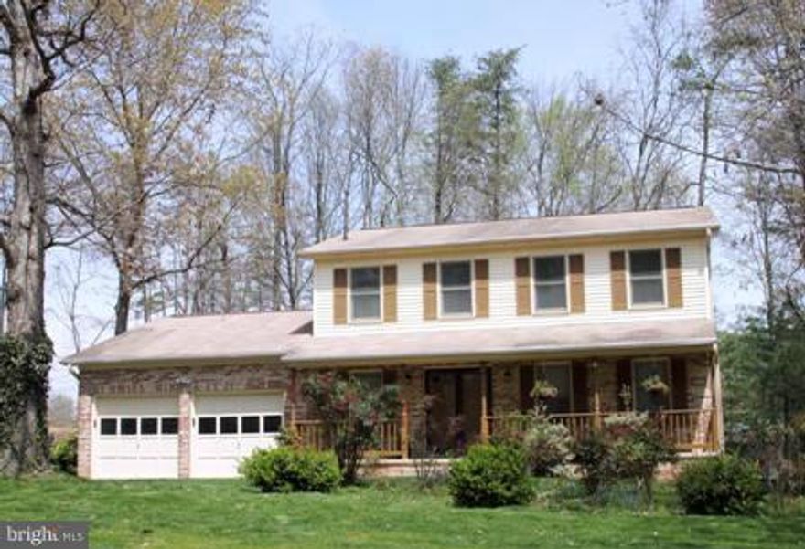 Close to schools, slow traffic neighborhood, near local stores and the DC commute infrastructure. Well maintained property offering privacy. Construction design offers large rooms and ideal open living spaces.  Large garden and forested grounds for the enjoyment of outside living Spring through Fall. NO SMOKING in Property. Property newly painted inside & out, new carpet in family room