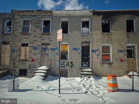 Photo of 302 S Fulton Avenue, BALTIMORE, MD 21223 (MLS # MDBA2199622)