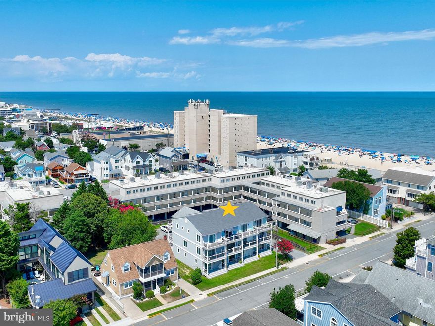 Steps from the sand and in the heart of Rehoboth Beach, this exquisitely renovated 4-bedroom, 3.5-bath townhome offers the ultimate coastal lifestyle and it’s being sold furnished with only minor exclusions, making it truly move-in ready. Whether you’re looking for your own beach escape or a high-yield investment property with rental potential over $100K annually, this home delivers both comfort and opportunity. 

Inside, the main living area impresses with an open layout ideal for entertaining. The gourmet kitchen is a standout, featuring soft-close white Shiloh upper cabinets with elegant trim, under-cabinet lighting, and a coastal-inspired white fish scale backsplash with gold grout. Navy blue lower cabinets and a coordinating island with seating provide a striking contrast, while Café appliances with gold hardware blend style and performance. The adjacent dining area easily hosts guests, and the spacious great room invites gathering and relaxation. 

Upstairs, you’ll find two beautiful primary suites, each with their own bath, perfect for hosting family or friends.  There are 2 additional bedrooms on the entry level floor, a full bath, and a convenient laundry room.  Throughout the home, custom lighting, designer paint, and thoughtful upgrades add to the upscale ambiance. Front balconies offer ocean views and front row seats to Rehoboth’s spectacular fireworks display, ideal for starting your day with sea breezes or winding down under the stars. Rear porches and decks provide even more outdoor living space.

The exterior has been recently refreshed with new railings, new decks, and durable EIFS (Synthetic Stucco) for a modern, low-maintenance finish. Smart home features include electronic locks, a zoned HVAC system with Nest thermostats, and a connected Nest fire and carbon monoxide detection system for peace of mind whether you're home or away. With two assigned off-street parking spaces and a separate storage building for your beach gear, everything you need is at your fingertips.   

Best of all, you're just a short stroll to the beach, boardwalk, and the vibrant heart of Rehoboth. Walk to local favorites like Salt Air, Henlopen City Oyster House, and The Cultured Pearl. Browse the shops along Rehoboth Avenue, grab coffee at The Coffee Mill, or enjoy a night out at Clear Space Theatre, all just minutes from your door.  This turnkey townhome combines modern luxury with the best of coastal living. Don’t miss your chance to own a beautifully appointed home in one of Delaware’s most sought-after beach towns.