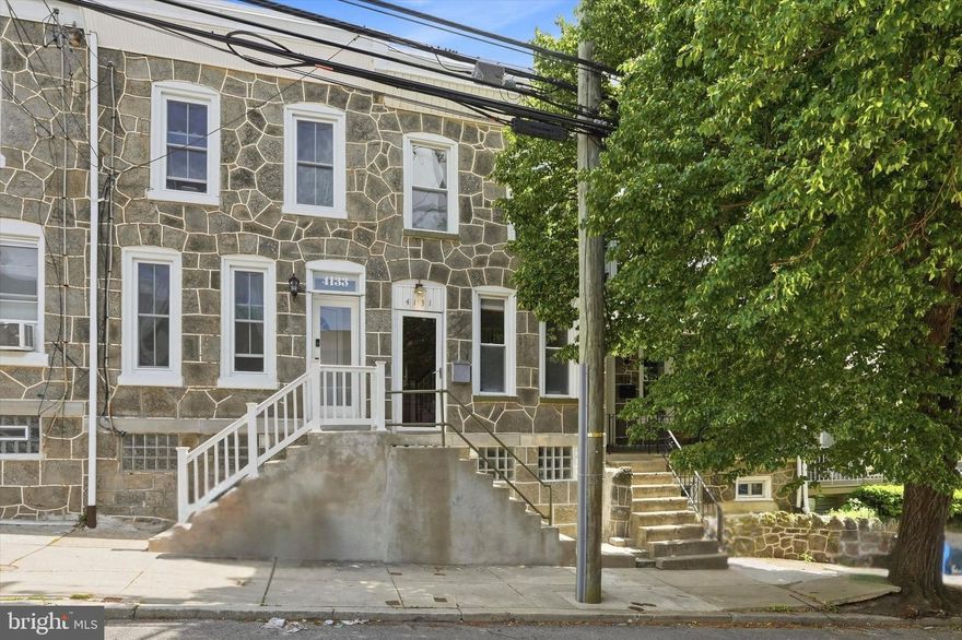 Welcome to 4131 Terrace Street, a charming Manayunk townhome blending classic character with thoughtful modern updates. Featuring 3 bedrooms and 1 full bath, this inviting home showcases a freshly re-pointed schist stone façade, original hardwood floors throughout, and timeless neighborhood appeal on a picturesque tree-lined block.

The fully renovated kitchen, completed in 2025, features contemporary shaker cabinetry, stainless steel appliances, and a clean, modern aesthetic designed for everyday living and entertaining alike. The home has also been freshly painted from top to bottom, creating a bright, refreshed feel throughout. Major system upgrades offer peace of mind, including a complete electrical rewire with all knob-and-tube wiring removed, as well as a new central air system.

Each bedroom offers generous storage with exposed wardrobe systems that can remain as-is or be removed for additional flexibility and customization. Out back, enjoy your own private oasis with a spacious rear deck- perfect for dining al fresco, entertaining guests, or relaxing outdoors.

Ideally located just steps from Main Street, this home offers easy walkability to Manayunk’s beloved restaurants, shops, cafes, and nightlife while still maintaining the charm of a quiet residential block.