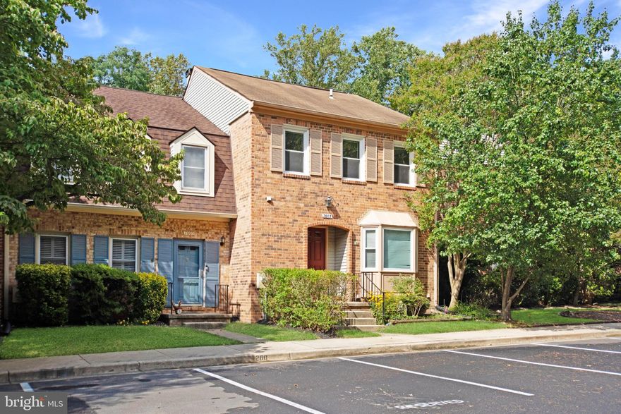 This freshly painted 3-bedroom, 2 full and 2 half-bath townhouse backs to open space and woods in the desirable Inverness Knolls community. The sunny kitchen features a picture window, while the spacious dining area flows into a large living room with French doors opening to the patio and backyard. Upstairs, you’ll find three bedrooms and two full baths, including a well-sized primary suite. The finished lower level offers a large recreation room with a wood-burning fireplace, an additional half bath (with potential to convert into a full bath), and a generous laundry/utility room. Bring your vision and make this home your own! There is a reserved parking space in front of the home, with plenty of guest parking available. Inverness Knolls community amenities including an outdoor pool, tennis and pickleball courts, playgrounds, a community center, and walking trails. Cabin John Village’s shops, restaurants are within minutes and easy access to Westfield Shopping Center, Cabin John Park! Plus you’ll be perfectly located near major commuter routes, Grosvenor Metro, and Ride-On Bus service, and major airports.
