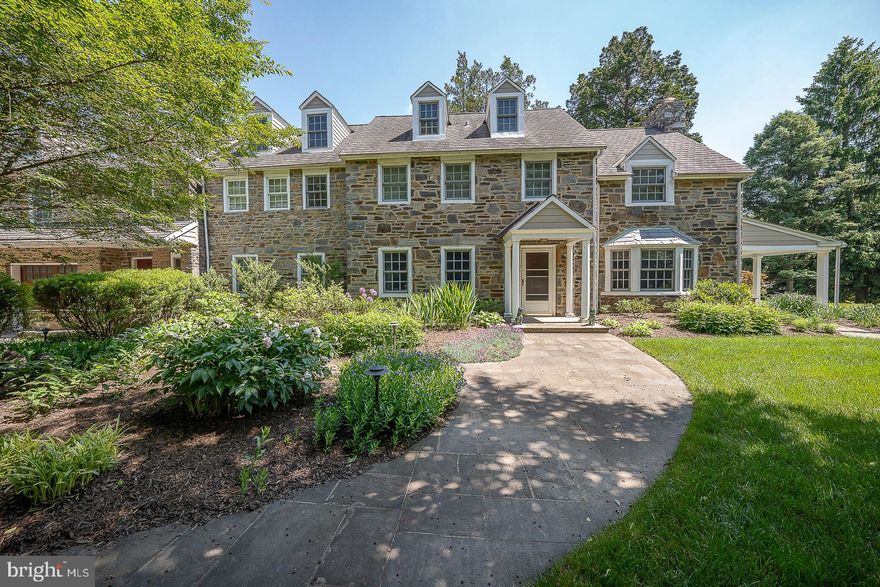 Elegant Stone Colonial in Penn Valley - Lower Merion School District

Welcome to this timeless stone center hall colonial located in the heart of Penn Valley, within the highly sought-after Lower Merion School District. Boasting 5,249 square feet of living space, this home offers 5 spacious bedrooms, 5.5 bathrooms, and a layout perfect for both everyday living and entertaining. Three fireplaces add warmth and charm to the beautifully appointed living spaces. Enjoy the luxury and durability of IPE decking on the expansive deck, which is perfect for relaxing or hosting gatherings. Plus a newly updated flagstone porch off the formal living room is perfect for morning coffee or quiet alone time. Sellers have also installed a newer HVAC system and a 2-year-old water heater to ensure year-round comfort. Extra large two-car garage, back staircase, and an upstairs homework area cater to modern family needs. The fully dug-out basement boasts high ceilings and a door out to the yard area. Located within walking distance of Penn Valley Elementary and Welsh Valley Middle School, this home provides unmatched convenience for families. Don’t miss the chance to own a piece of classic Main Line charm with all the modern updates you desire!