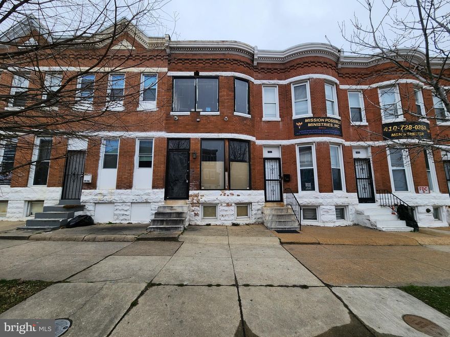 ONLINE AUCTION: Bidding begins 4/23/2025 @ 10:00 AM. Bidding ends 4/25/2025 @ 11:30 AM. List Price is Suggested Opening Bid. 2 Story Townhouse located in the Mondawmin area of Baltimore City. Residents can enjoy the nearby attractions such as Mondawmin Mall, Coppin State University, Rawlings Conservatory, Druid Hill Park, Penn North MARC Station, & Baltimore City Community College. Property is Vacant. Conveniently located along major traffic artery North Ave. Deposit: $7,500.