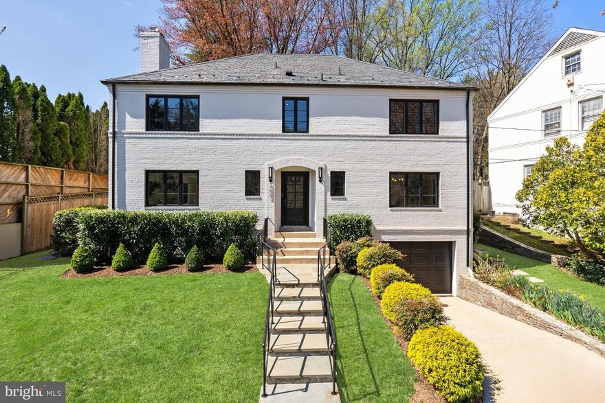 3222 Broad Branch Ter NW – a stunning, turnkey residence in the heart of Forest Hills! Completely renovated in 2018 by premier builder Coba Properties, the home has been further improved and amplified by the current owners! 6 BR, 5.5 BA, 4,774 total SF on 4 levels, walkout rear patio and garden, designer finishes and lux appliances, and so much more! The main level features an expansive Living Room with marble surround fireplace, gourmet chef’s kitchen with Subzero, Wolf, and Bosch appliances, Breakfast Room with custom built-ins, Dining Room with designer light fixture, and convenient Powder Room off the Entry Foyer. The Kitchen, Breakfast Room, and Living Room all walkout out to the rear patio with built-in grill and deep rear garden full of cherry, pear, and fig trees! Upstairs, the Second Level features 4 bedrooms, 3 baths, and a laundry closet. The Primary Suite includes a walk-in closet with Beverage cooler, 2nd walk-in closet, beautiful Primary Bath with walk-in shower, floor-to-ceiling marble tile, double vanity, and designer lighting and mirrors. A 5th Bedroom Suite/Play Room along with several storage rooms complete the Third Level. The Lower Level has a large Recreation/Entertaining Room with accompanying Lounge and Wet Bar, 6th Bedroom, Hall Bath, Laundry Room, Utility Room, and access to the Attached Garage and driveway. The advanced Audio-Visual systems in the house include Sonos Speaker System, Nest Cameras, Nest Doorbell/Thermostat/Fire/CO2 Detectors, and an Alarm System. The home is conveniently sited across the street from Linnean Park, a short distance to Rock Creek Park, and just two blocks to shops and restaurants along Connecticut Avenue including Comet Ping Pong, I’m Eddie Cano, Call Your Mother Deli, CVS, and more! Zoned for Murch ES, Deal MS, and Jackson Reed HS.