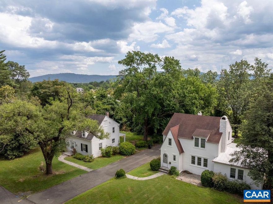 Unique opportunity to purchase TWO houses on Stadium Road. Both parcels combined total .71 acres in a prime UVA-adjacent location, right across the street from Runk Dining Hall. Each house is character-rich with many original details preserved, including hardwood floors, craftsman-trim, original glass doorknobs, plaster walls, built-ins (2203), gas fireplace with brick surround (2201), an incredible stone fireplace (2203), generously-sized spaces, and dedicated dining rooms. Large, level lot is a rare find in Charlottesville. 2201 is 3 bedrooms, 1.5 bathrooms. 2203 is 3 bedrooms, 2 full bathrooms with an attached guest/caregiver space that is 1 bedroom, 1 full bathroom (no kitchen). These houses are GEMS, with some updates they could be fantastic single-family homes or upscale rentals. OR, consider the future possibilities of increasing density in a prime UVA location.,Bus on City Route
