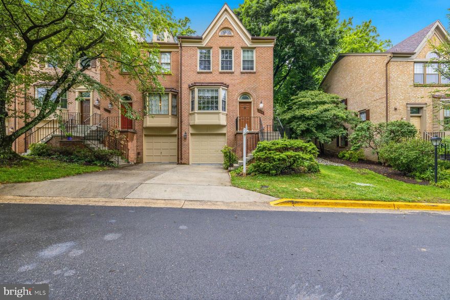 This is a rare opportunity to get in on Courthouse Walk.  The name is indicative of its location --- within a short distance from the Rockville Courthouse (and Rockville Metro).  The property offers 3 bedrooms (a wall will need to replaced between 2nd and 3rd bedroom as well as a new door installation if you need 3 bedrooms) and 2 full and 2 half baths on 3 levels.  The home has been refreshed with new paint, carpeting, refinished hardwood floors on the main level (and hardwood floors on the upper level), a brand new deck, brand new stainless steel appliances in the kitchen, a new garage door and exterior paint, and a newer roof.    The location is amazing and the setting is serene with your backyard overlooking a wooded area. This one is ready to go!  Open Saturday and Sunday 1-3 .  Come on by and check it out.