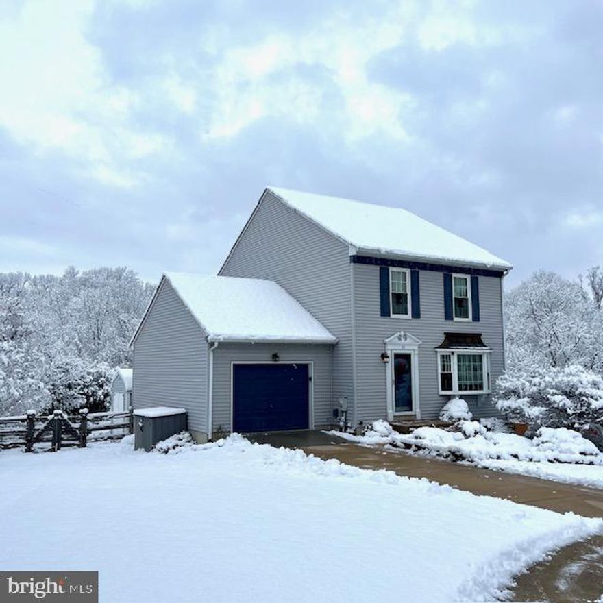 Well Cared for 2 Story Colonial situated on a Court Lot with a Private Rear Yard to Die For! The Main Level has an Entry Foyer with Hardwood Floor as does the Formal Dining Room that overlooks a Spacious step down Living Room (All 3 having Crown Molding). The Recently installed French Doors in the Living Room leads to the Rear Deck. The Living Rm Carpeting was installed for the Sale. The Heart of the Home, “The Kitchen” has Neutral Stained Solid Wood Cabinets with Raised Panel Fronts & Crown Molding Tops, Corian Counter Tops, Built-in Pantry & Bookshelves, Designer Tile Backsplash, Recently Replaced Stainless Steel Microwave Oven & Dishwasher and a Breakfast Island with Ample Storage Below. The Kitchen also has Inlayed Lights, a Ceiling Fan/Light, Wood Laminate Floor and a Beautiful Bay Window allowing in Ample Sunlight.  A Guest Powder Room is just off the Foyer and recently Remodeled with New Vanity Sink, Tile Backsplash, new Toilet and Floor. Access to the Oversized Garage (w/Opener) is also off the Foyer.  The Bedroom Level has Newly Installed Wall to Wall Carpeting, Crown Molding, Ceiling Fans in each Room and Freshly Painted as the Main Level.  The Master Bedroom is Spacious with a Wall of Closets and a Sliding Barn Door to the Remodeled Full Bath with Double Vanity Sink, Large Tile Stall Shower with Glass Doors, Tile Floor & Linen Closet. Both Guess Bedrooms have 6 Panel Doors and Ample Closet Space. The Bedroom Level Bath has been Fully Remodeled with New - Tub, Vanity/Sink, Toilet & Tile. Now for the Rear Yard: The Tiered Deck  (with Canopy) just off the Living Room Overlooks the Awesome Backyard. The Lot backs up to New Castle County Undeveloped Land and the View & Setting is Park Like. A Wonderful Spot to spend your quite time. There is a Garden Shed located just off the Deck. The Lower Level of the House has a Great Room with Wood Laminate Floor and Slider's to the Rear Yard.  The Laundry Area is also on this level with Front Load Clothes Washer & Dryer. There is also a 2nd Powder Room in the house located just off the Laundry area. Other Features of this Home are:  - New House Roof 2018, - Maintenance Free Exterior, Whole House Water Filtration System 2019, - Rock Patio from Basement Sliders, - Lighting Upgrades & Dimmable Switches. Sale Contingent on Sellers Finding a New House!