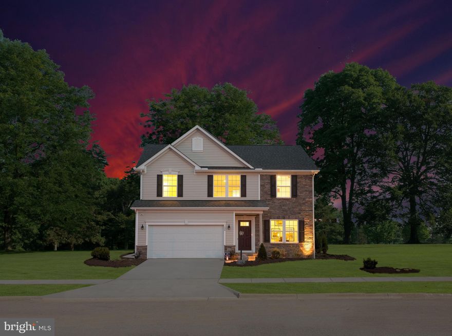 MILAN built to customer's specifications - entered for comp purposes - features include: over 3,700 sq ft. on 3 levels, 4 beds & 2.5 baths,1st floor study, full walk-out unfinished basement w/ wet bar rough-in, morning rm, gourmet kitchen and hardwood floors! Images shown are representative only.