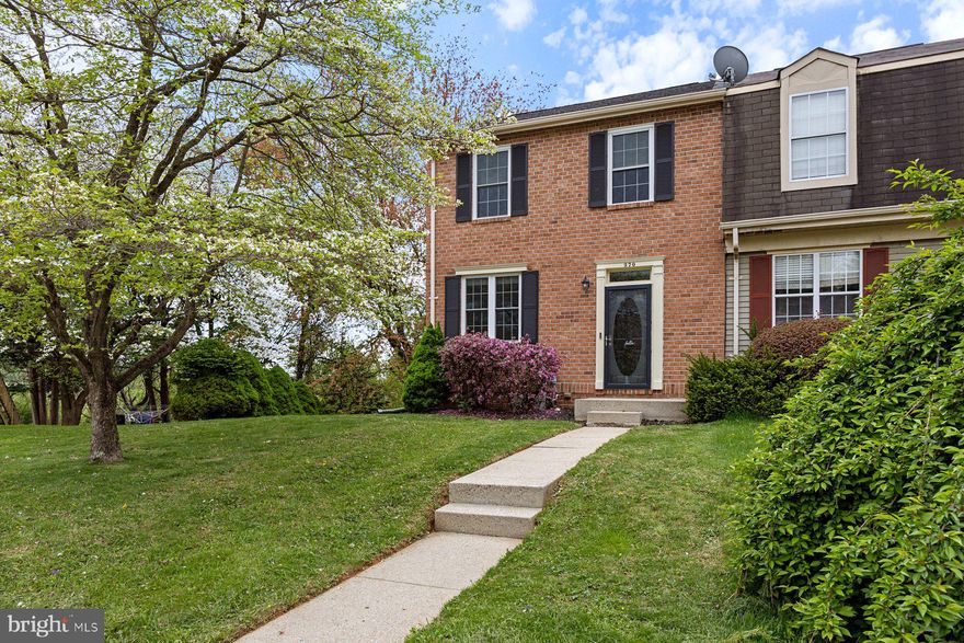 Beautifully maintained and move-in ready 3BR/2.5BA end of row Townhome located in the desirable neighborhood of Carroll Meadows.  Park just steps from the front door into your forever home.  Step inside to a home filled with tons of natural light, beautiful hardwood floors, and a soft color palette.  The main floor offers a spacious living room, dining room, half bath and kitchen.  The kitchen features plenty of cabinets and countertops, stainless steel appliances, and a double stainless sink.  On the second floor are two sizable secondary bedrooms, a large primary with a walk-in closet and a full bath with a double sink vanity.  The lower level is finished offering additional living space featuring a large family room, a half bath, storage, laundry, and sliding doors to a large covered deck.  From the dining room, sliding doors open onto a large deck that leads to a spacious fenced yard filled with green space, a shed and tons of possibilities.  This home is move-in ready, ideal for any new homeowner and is located in close proximity to shopping, restaurants, and commuter routes.