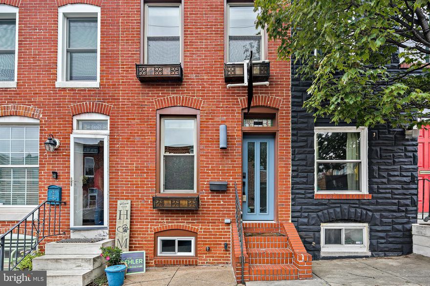 Welcome to 804 South Bouldin Street, a stunning 2-bedroom, 2.5-bath home located in the heart of Canton. As you step inside, you'll be greeted by wide plank hardwood floors and deep crown molding that adorn the main level, providing classic elegance to the home. The gourmet kitchen is a chef's delight, featuring granite countertops, stainless steel appliances, and plenty of cabinets. The Dining area located adjacent the kitchen provides the perfect space for preparing meals and entertaining guests. Upstairs, you'll find large bedrooms designed for comfort and relaxation.  The primary bedroom boasts a walk-in closet and an attached primary bath, while the second bedroom features gorgeous deep crown molding. The hallway bath is beautifully appointed with wainscoting, and a tub-shower combination. One of the standout features of this home is the upper-level access to a two-tiered deck. Imagine enjoying your morning coffee or evening cocktails with panoramic views of the city. The rooftop deck is the perfect spot for soaking in the beauty of Canton with views of water as well. The basement recreation room is a cozy retreat with plush carpeting and recessed lighting, ideal for movie nights or a home office. The lower level also includes a convenient laundry and storage area. Parking is a breeze with your own parking pad, a rare find in this vibrant neighborhood. Upgrades to this home include fresh paint, new exterior doors (2021), a remodeled Primary Bath and a newer air condenser. Canton Square and the waterfront are just steps away, offering a variety of dining, shopping, and recreational options, outdoor enthusiasts will love several nearby parks, including Patterson Park. Don't miss the opportunity to make this exceptional property your new home. With its prime location and stunning views, 804 South Bouldin Street is a true gem in Canton. Schedule your showing today and experience the best of Canton living!