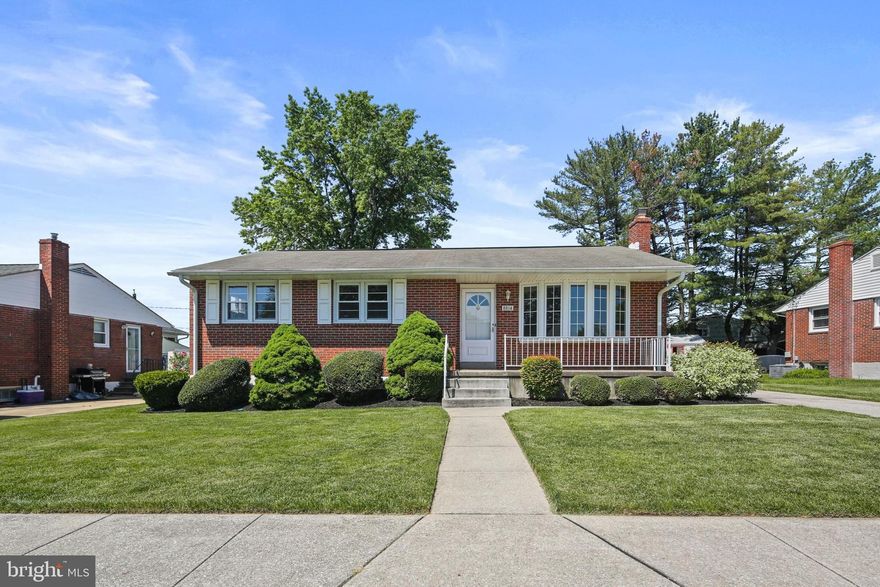 This beautiful Parkville rancher has been meticulously maintained by the same family for over 50 years. The all brick exterior and neatly landscaped level lot greet you as you pull into the driveway with parking for multiple cars. The main level features gleaming hardwood floors, three bedrooms, living room with large sun-filled bay window, recently updated full bath, separate dining room, and kitchen with corian counters and white appliances. The lower level includes a spacious utility room and large family/rec room with exposed brick wall, LVP flooring and the second full bath. Additional updates include fresh paint throughout (2025), water heater (2023), boiler (2018), central A/C (2019) and more. Shows well.