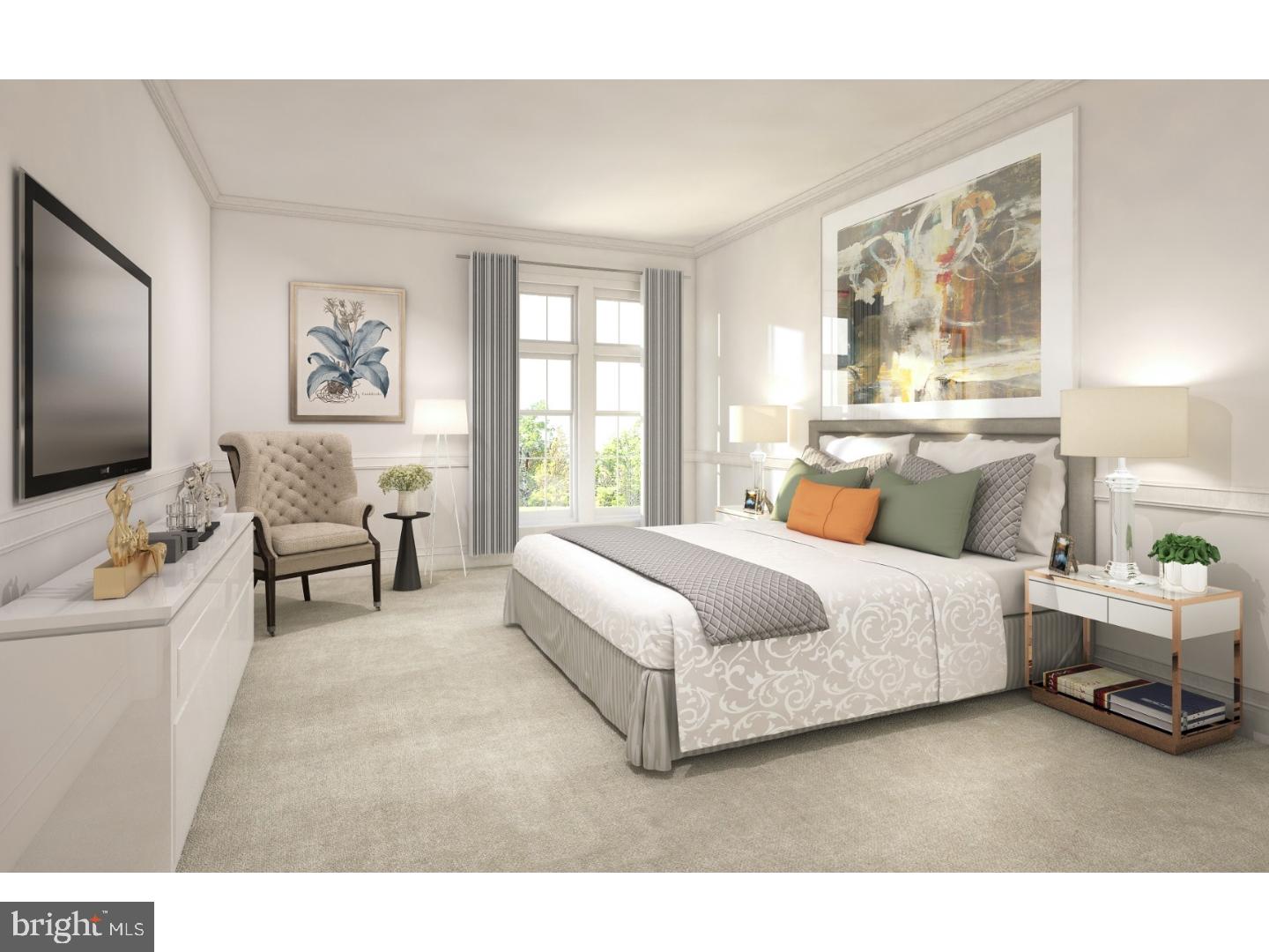 Introducing Chestnut Hill's Premier New Address: One West, twenty distinctive residences offering a maintenance-free lifestyle in the heart of historic, vibrant Chestnut Hill. These tastefully designed homes include the finest finishes and expansive living spaces where you'll welcome friends and family. With indoor parking and a variety of floor plans to choose from, One West combines the most appealing qualities of traditional Chestnut Hill living with the best contemporary possibilities. Unit 4F offers approximately 2377 sq. ft. and features 2 bedrooms, 2 full baths, and one half bath. The bright open layout of the dining room, living room and kitchen is perfect for entertaining or simply relaxing. The gourmet kitchen is well appointed with a breakfast bar, Thermador appliance package, 6 burner gas range, built-in convection microwave, solid wood cabinets by Fieldstone Cabinetry, granite countertops, and custom tile backsplash. The private foyer is adjacent to the pantry/laundry with a Bosch washer and dryer. The dining room and master bedroom feature French doors opening to the expansive terrace. The large master suite with walk-in closets and master bath with marble double vanity, also includes a frameless glass shower and separate bathtub. Next to the master suite is a large study. The guest bedroom with full bath and walk in closet completes this fantastic unit. One of Philadelphia's most desirable neighborhoods, Chestnut Hill is known for its rich history, unique architecture, impressive parklands, and lively commercial district. Just 30 minutes to Center City Philadelphia via regional rail, Chestnut Hill is the perfect example of a transit-oriented development. With an address that is central to this urban village, One West offers a location that is singularly Chestnut Hill.