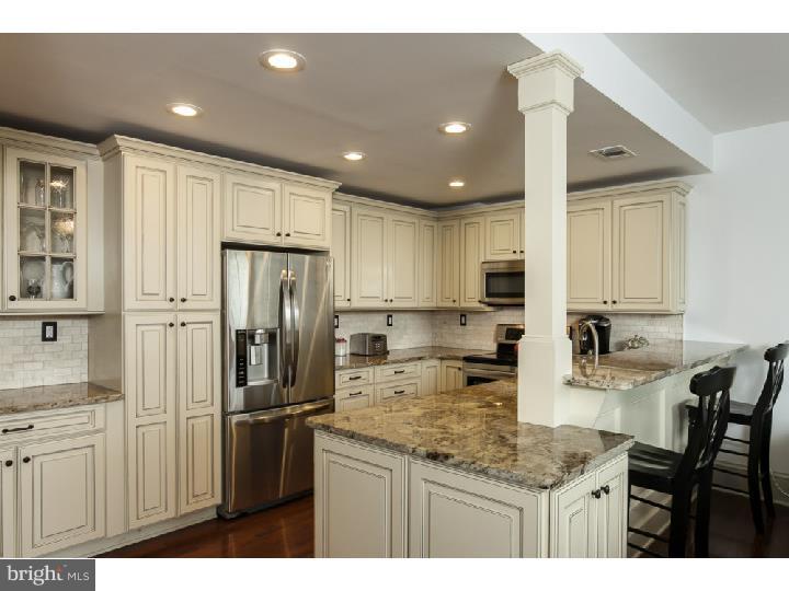 Society Hill 3 bedroom townhouse condo with parking and sensational showing ability - wait until you see this kitchen! The taste level and quality finishes are refreshing as is the open floor plan in living room. Fantastic light, separate dining area and great interior width his a rarity close to Jefferson University medical hospital. Common BBQ grill for owners and basement storage. ALL EXTERIOR COMMON PAINTING TO BUILDING HAS BEEN APPROVED AND PAID! Association is professionally managed.