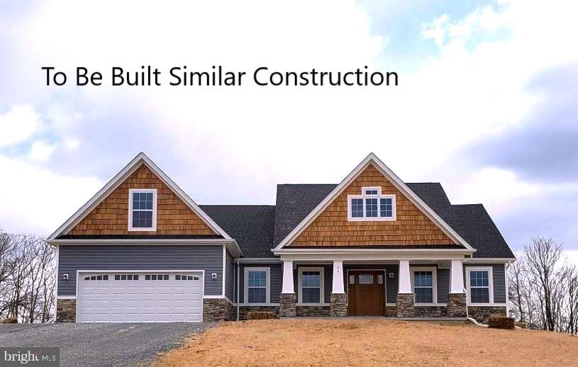 Remarkable 4 bed 3.5 bath ranch style home in Milton's Landing with amazing mountain views. Construction will begin in March. Quality construction nicely upgraded which includes stainless steel kitchen appliance package, granite, luxury vinyl plank flooring, upgraded cabinets, vaulted ceilings, carpet & more. Full unfinished basement. Close to amenities. Builder has tastefully selected all the finishes for you. Front Load garage on right side of home. Pictures are of similar finishes and completion is projected for end of July 2023. Community roads will be paved for added value.Siding is Norandex Seaport vinyl siding, Cedar Shakes, White cabinets, Bianco Diamante granite, Cortec Whirlpool Oak Floors.
Shown with laundry room cabinet upgrade. $6,500 to add.