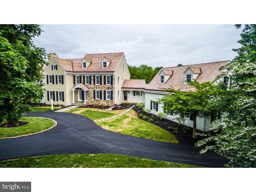 Welcome home to this magnificent property on a quiet cul-de-sac within #1 rated Tredryffrin-Easttown schools!  This one-of-a-kind property on a breath taking 1.8 acre lot offers a white and bright gourmet kitchen with marble and granite counters, glass tile backsplash, commercial grade appliances and attached breakfast room; formal dining and living rooms with custom mill work; a light-filled office; a 2-story family room with stone to ceiling fireplace and wet bar area; finished basement with full bathroom, wet bar area with fridge, and 2 separate hang out areas- both with built-ins for watching TV and gaming .  On the second floor there is a a master suite with his and her closets and bathroom with soaking tub and stall shower, another bedroom with ensuite bathroom, and 2 spacious guest rooms with hall bathroom.  Above the 3 car garage is a finished area- perfect for another home office, game room, or hang out area. This home has a NEW cedar roof, NEW windows, NEW garage doors, NEW HVAC units and so, so much more!  Make your appointment today to see this wonderful property; it will not last long!