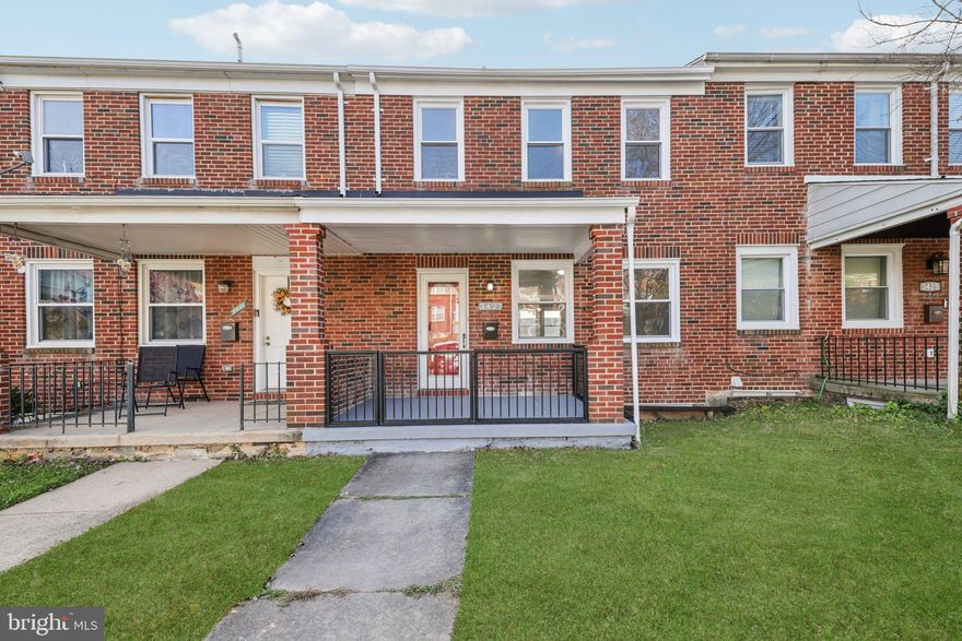 Welcome to 3427 Woodstock Ave, this beautifully updated 4-bedroom, 2.5-bath brick townhome offering modern comfort and style in one of Baltimore’s most revitalizing communities. Completely renovated in 2025, this home features a bright, open layout, sleek finishes, and thoughtful upgrades throughout. The main level showcases a spacious living area, a contemporary kitchen with stainless steel appliances, and a convenient half bath. Upstairs, you’ll find three well-sized bedrooms and a full bath. The fully finished lower level adds flexible living space—perfect for a guest suite, home office, or recreation room—and includes its own full bathroom and interior access. Enjoy peace of mind with a home that blends original charm with today’s modern amenities, including central A/C, updated systems, and stylish fixtures. Located near parks, schools, shopping, and major commuter routes, this move-in-ready home is ideal for homeowners or investors seeking a turnkey property in Baltimore City. Schedule your showing today—this one won’t last!