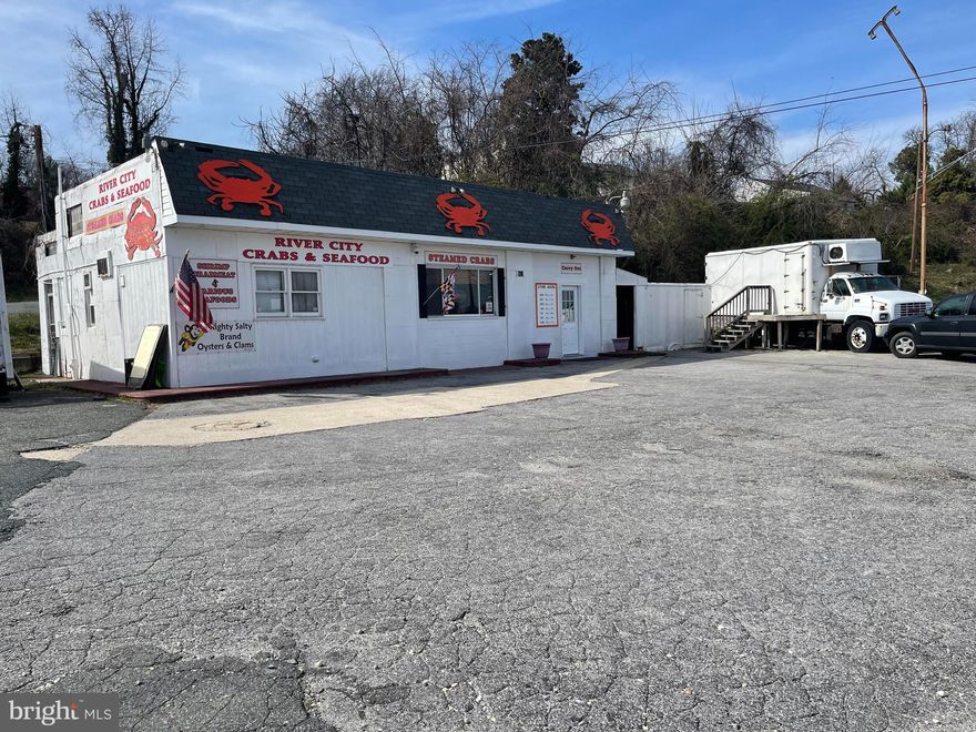 Fully operational crab and seafood carry-out located in beautiful Havre De Grace. All equipment  for  sale price . Possible owner financing for qualified purchaser. property can be purchased or leased