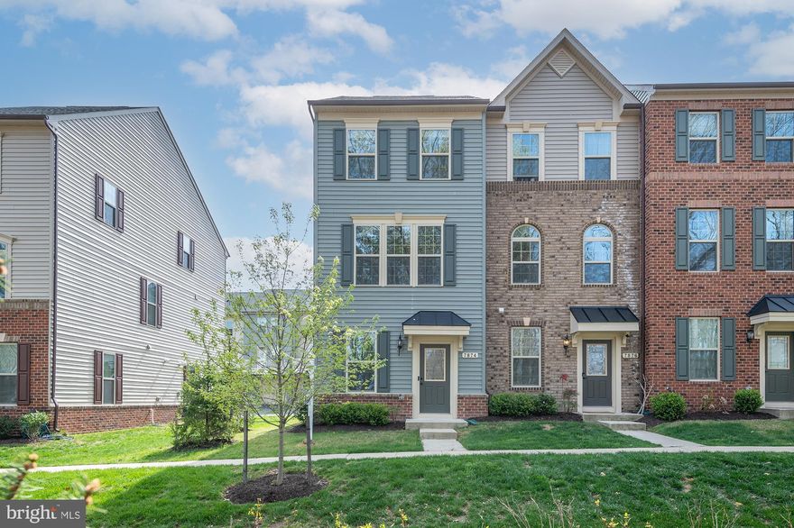 Picture perfect end of group home in a luxurious community of Parkside is now available. Perfectly tucked away with the view of the woods from each level, this home has it all. Main level welcomes you with a cozy sitting room, perfect for a private office space with its own powder room. Second level is open and inviting, boasting gorgeous oversized windows, gleaming floors, contemporary kitchen with granite countertops and stainless appliances, a walk out deck perfect for grilling and lounging . Third floor offers two large bedrooms, including a spacious master suite with a spacious closet and a super bath. Perfect location with unobstructed views of the woods, tucked away from busy roads, but easy access to 295, NSA, and Fort Meade. The community offers a large pool, walking trails and a beautiful clubhouse.