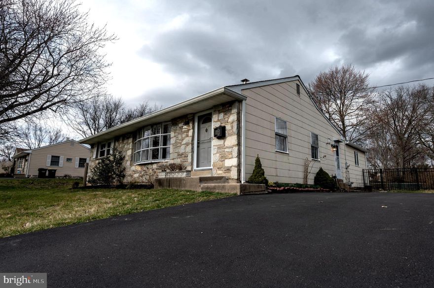 Nestled in a serene residential neighborhood,  this charming ranch-style home beckons with move-in ready allure.   Featuring  four bedrooms, a meticulously designed hall bath, and gleaming hardwood flooring throughout. The kitchen, complete with a pantry and an adjacent eat-in area, leads to a separate laundry area featuring top-of-the-line washer and dryer appliances. A fully enclosed sunroom with a fireplace offers a cozy retreat, with sliding glass doors opening up to a spacious patio and yard providing ample space for outdoor activities.  In addition, there is a shed for your storage needs and a Weber Gas Grill for delightful summer barbecues against the backdrop of beautifully landscaped surroundings.  Beyond the property, enjoy the tranquility of a beautiful  playground just minutes away.  Convenience meets lifestyle with easy access to shopping, dining, major highways, and the Pennsylvania Turnpike, ensuring a seamless blend of suburban tranquility and urban accessibility.   This well appointed home  invites you to make an appointment.  Act swiftly and secure your place in this idyllic residential haven.