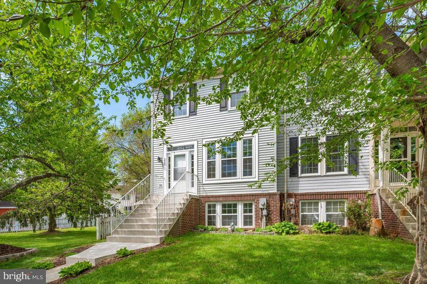 Feels like home...This light-filled, end unit  townhome is located in the small community of Heritage Hills, just before Fountain Rock in Walkersville.  Featuing three levels of living space with open-concept kitchen, dining, powder room, and living room on main level.  The upper level features the primary bedroom (vaulted ceilings) with private bath plus two additional bedrooms and full hall bath.  The lower level features family room, 4th bedroom, walk-out to fenced yard (and shed), plus rough-in for future bath.   Roof and windows are approximately 10 years old.  Enjoy the closeby park, library, and other amenities.