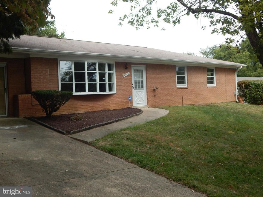 ESTATE SALE...PRICE ADJUSTMENT...ONE LEVEL LIVING...GARAGE ENCLOSED- CAN BE USED FOR ADDITION LIVING SPACE...NEW WOOD FLOORS, NEW KITCHEN, NEW HALL BATH...FIREPLACE...WORK SHED WITH POWER...SOLD IN "AS IS" CONDITION. HOME WARRANTY PROVIDED...