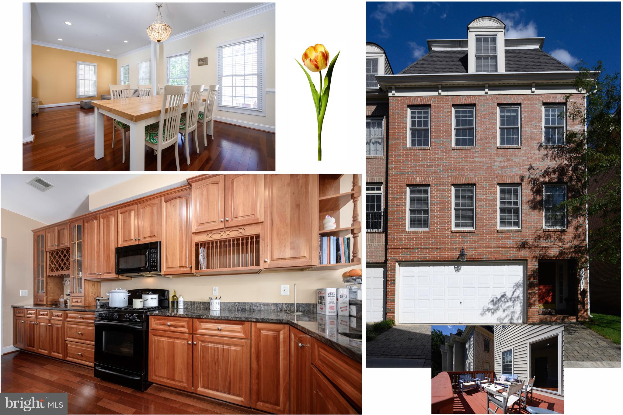 Welcome to this gorgeous four level North Bethesda end unit, four level townhome with an elevator. Enjoy tons of great features and an excellent location. Lower level is fully finished with a charming bedroom with an attached full bath, recreation room or den with walk-out to the backyard. Second level features expensive hardwood floor, formal dining and living room area with beautiful trim decor, large granite kitchen with a breakfast bar, a breakfast room and a family room with walkout to the deck. On the third level you will find two super spacious master bedrooms, each with its attach full bath (one of them with dual entry to the hall). The upper level features the fourth bedroom and the spacious utility and laundry room. Elevator serves the four level. Two car garage. This location is just amazing, enjoy all that North Bethesda has to offer within a short walking distance or a short drive.. The newer and exciting Pike & Rose entertainment and shopping center, Shriver Aquatic Center, Cabin John park and Ice Rink, great restaurants and only about a mile to Twink Brook Metro or White Flint Metro. Welcome Home.
