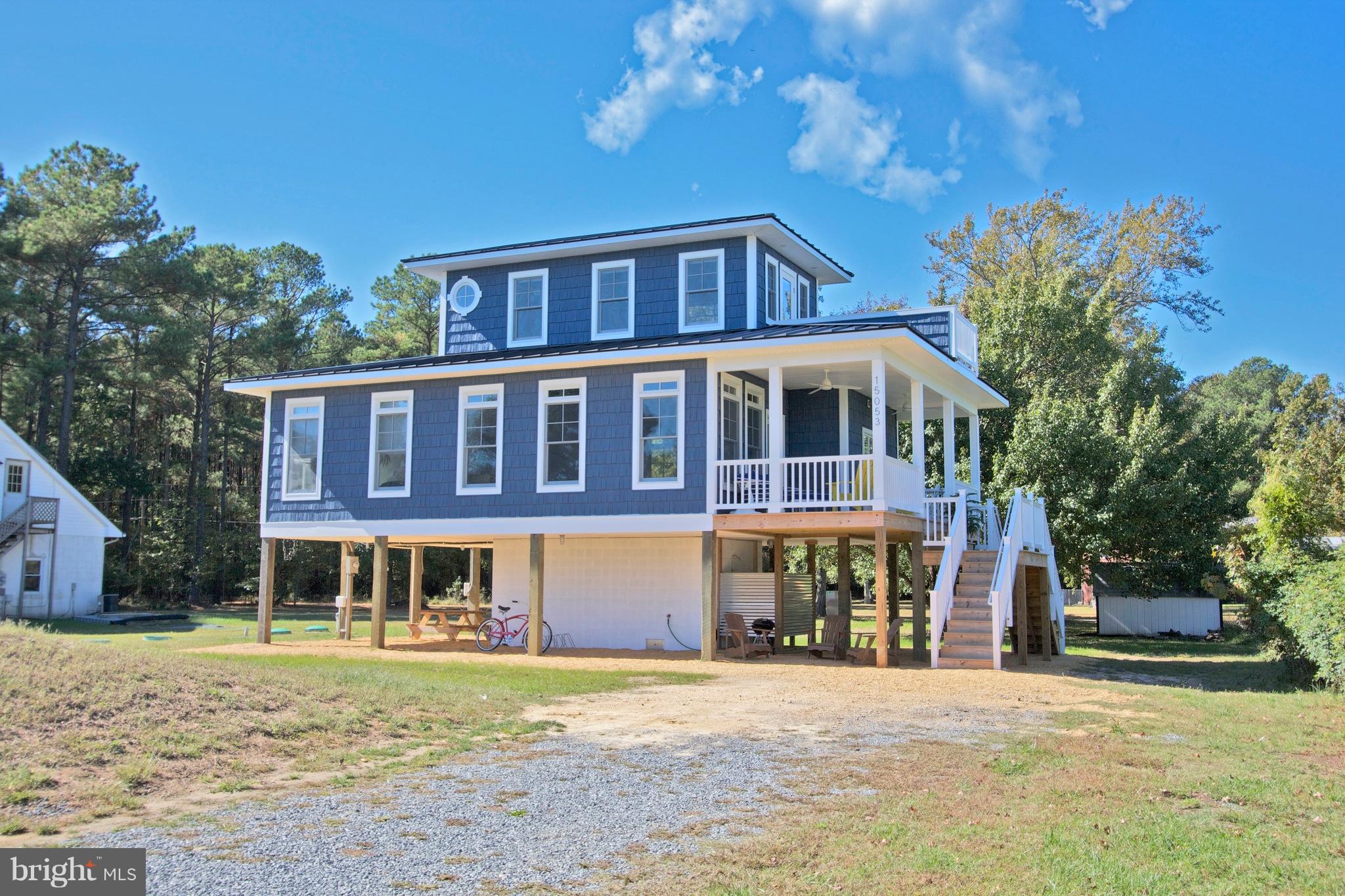 Enjoy the costal charm in this custom built home that's move in ready. Top of the line appliances & fixtures. Equipped with an outdoor shower. Porcelain tile, No expense spared, this sale includes 15042 Chesapeake Bay (Beach/Chesapeake Bay front), two parcels at a phenomenal price with a breathtaking view no one else has in the world!