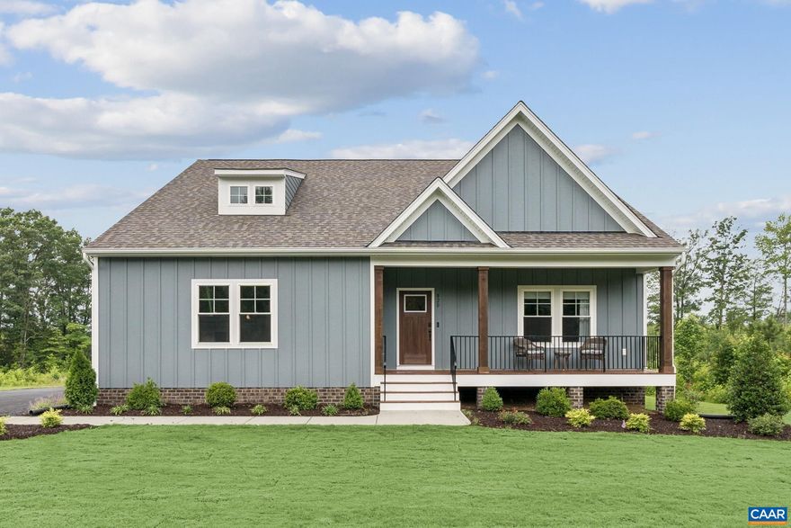 THIS IS A TO BE BUILT HOME! Contact the site agent for timeline and details. The Randolph floorplan offers 3 bedrooms, 2.5 baths, and a first-floor primary suite! Off the entryway, a flex room can serve as a formal dining room, a spacious home office, or any other use that fits your lifestyle. The well-appointed kitchen boasts quartz countertops, gas cooking, a center island and a walk-in pantry. The adjoining dining area features a sliding glass door  to the back porch. The heart of the home is the light and bright family room. The first-floor primary suite includes a walk-in closet and an ensuite bath featuring a double vanity, a 5' tiled walk-in shower, a water closet, and a linen closet. Upstairs features a loft area and two additional bedrooms with walk-in closets. The exterior offers front and rear covered porches. Green Spring Estates combines the best of rural charm with modern convenience. Its proximity to Charlottesville means you're never far from shopping, dining, and cultural activities. Up to $20k in flex cash with use of our preferred lender, expires 9/21/25. Pictures used for advertising purposes and are not of the house, may include upgrades, not part of advertised price.,Granite Counter,Painted Cabinets,Wood Cabinets