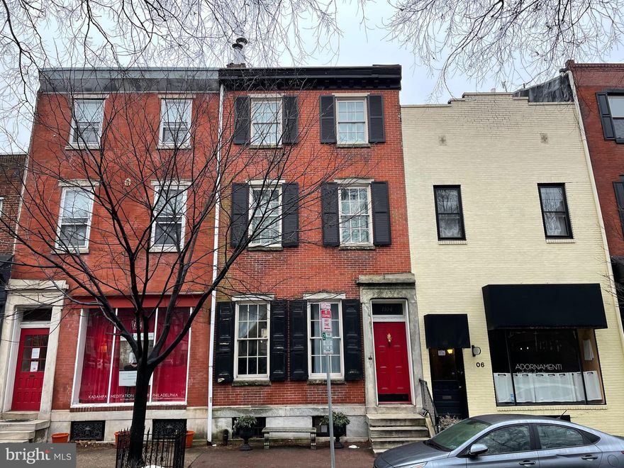 Attention All Investors: Don't miss this opportunity to own this spectacular, turnkey, Multi-Unit, property consisting of three magnificent, light-filled, spacious units with park views overlooking Kahn Park in the heart of Washington Square West! This fabulous property has separate utilities and a washer/dryer in each unit! There are high ceilings, crown molding, wood detail, fireplaces, wide plank hardwood floors, custom finishes. The first unit is a bi-level 2 Bedroom, 1 Bathroom apartment offering 1,200 Square Feet of interior living space. The Living area has random width pine floors, soaring ceilings, tall windows, ornate plaster moldings, and a gorgeous marble fireplace. The 2nd apartment consists of 2 Bedrooms, 2 Baths and a Den with 2,500 Square Feet of interior living space. There is an open Living/Dining area with built-ins and a fireplace, an open Kitchen with an Island. Master Suite with Master Bath and fireplace. Rear suite complete with den, rear bedroom, bath and loft. Amazing, separate expansive 24 X 18 private roof with stunning 360-degree Center City views. The 3rd unit is approximately 1000 square feet and has 1 bedroom, 1 bathroom and a Den with a private garden courtyard entrance. Living/Dining area has tall ceilings, a marble fireplace, an oversized eat-in-kitchen. Main Bedroom has two closets, well-appointed hall bath, and BONUS den at entry. Walk to everything location: Green Street Coffee, Whole Foods, Super Fresh, Starbucks, Sporting Club at the Bellevue, The Kimmel Center, The Merriam and Wilma Theaters and great restaurants such as Mercado, Tria, Green Eggs Cafe, Amis, Varga & Kanella! Garage parking available just a block away for an extra fee. Possible condo conversion or 1031 Exchange opportunity.