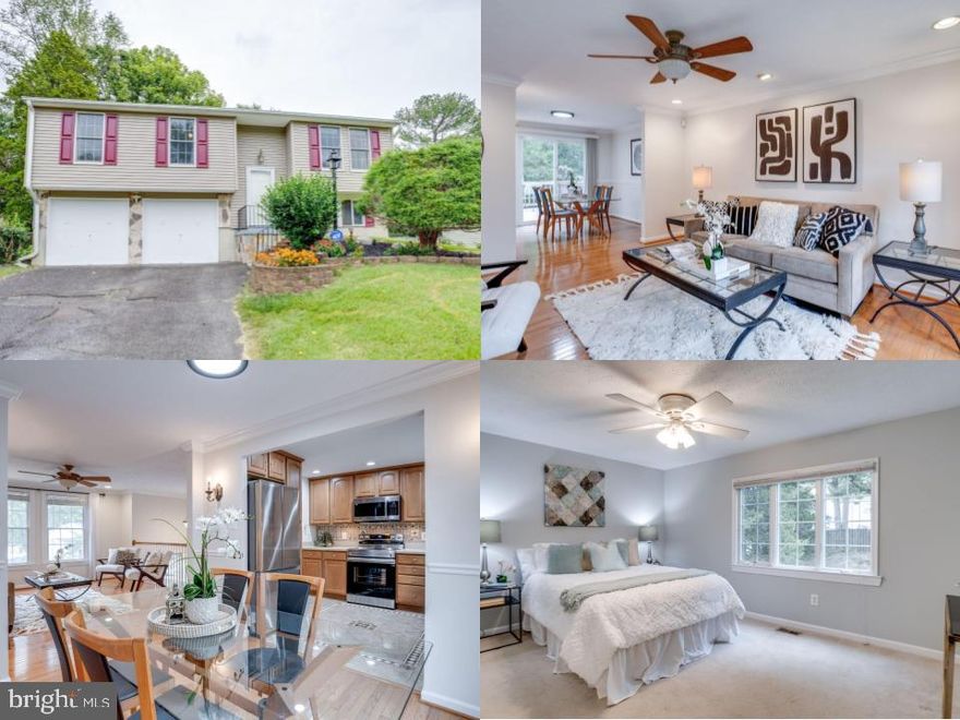 This stunning split foyer residence boasts three spacious bedrooms and two beautifully appointed bathrooms, all set on a generous lot that offers ample outdoor space for relaxation and play. As you step inside, you'll be greeted by gleaming hardwood floors that flow seamlessly throughout the main living areas, creating a warm and inviting atmosphere.

The heart of the home is undoubtedly the gorgeous kitchen, featuring modern appliances, ample cabinetry, and an abundance of natural light that enhances its charm. Freshly painted walls provide a clean canvas, making it easy to envision your personal style.

Venture downstairs to the expansive basement, designed for entertaining family and friends. This versatile space can be transformed into a cozy media room, game area, or whatever your heart desires.

The attached two-car garage adds convenience to your daily routine, making it easy to unload groceries or gear after a day out.

Located close to major roadways, shopping, and entertainment, this home combines tranquility with accessibility