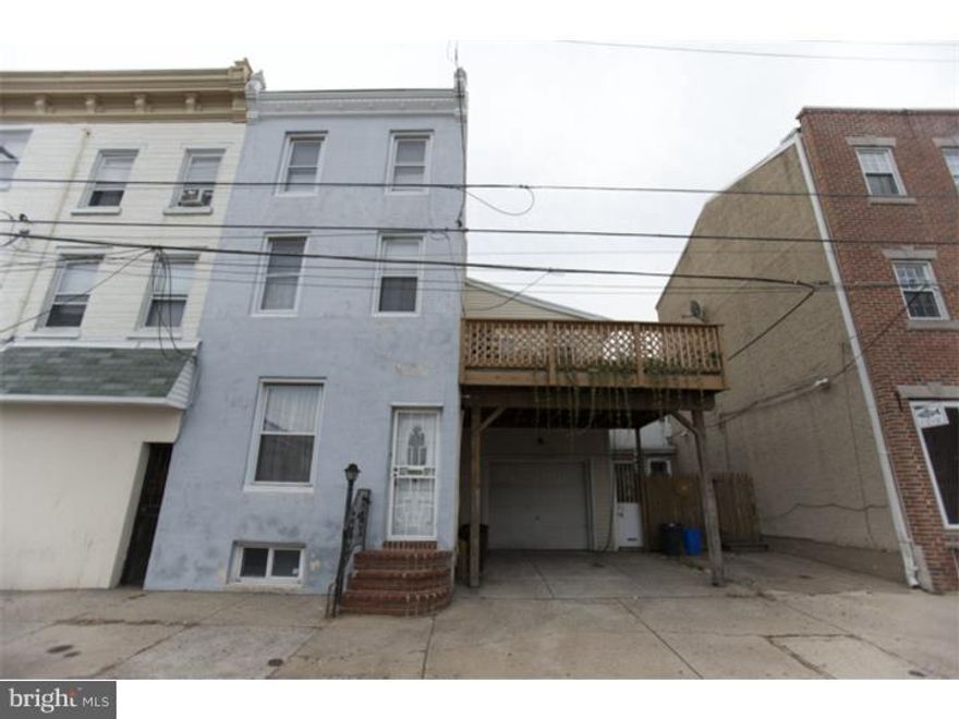 Opportunity knocks ! This large home is located in the Heart of all of the excitement of Fishtown. Just steps away from the Girard Ave Restaurant and Retail Row and features Garage AND additional Off-Street parking ! UN-BE-LIEVE-ABLE ! This property which sits on two tax parcels: 181127800 and 181127710 - offers the potential for "mixed use" and is approx 2200 sq ft. Enter to find an open living / dining room area - continue to large kitchen with rear bathroom. Garage entrance is next to kitchen. Rear outdoor space offers enough room for grilling and chilling. Upstairs find 3 large bedrooms, a den / office, updated bathroom and a large 2nd level deck. Bring your creative eye and you'll see the potential in this tremendous opportunity! Note on taxes - City shows this property as two tax parcels: 181127800 and 181127710 with total taxes of $4291. Oh - and did we mention 2 CAR PARKING ?!!