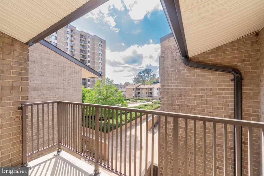 This 2 bedroom 2 bathroom condo in the center of Rockville has a lot to offer. Starting with shopping, movie theater and restaurants all in walking distance. It is also a very short walk to the Metro. Enjoy the many parks the area has to offer also.

Kitchen has been remodeled and both bathrooms have been upgraded recently. Master bedroom has a master bath with the second full bath being in the hallway. Lots of natural light comes in from the windows and sliding doors in the home. The balcony has a great view of the courtyard.  Owner has also paid for an extra parking spot for the next 6 months which is in the garage and the main parking space is covered. 

The Americana Centre offers a party room to hold events, swimming pool, and fitness center.