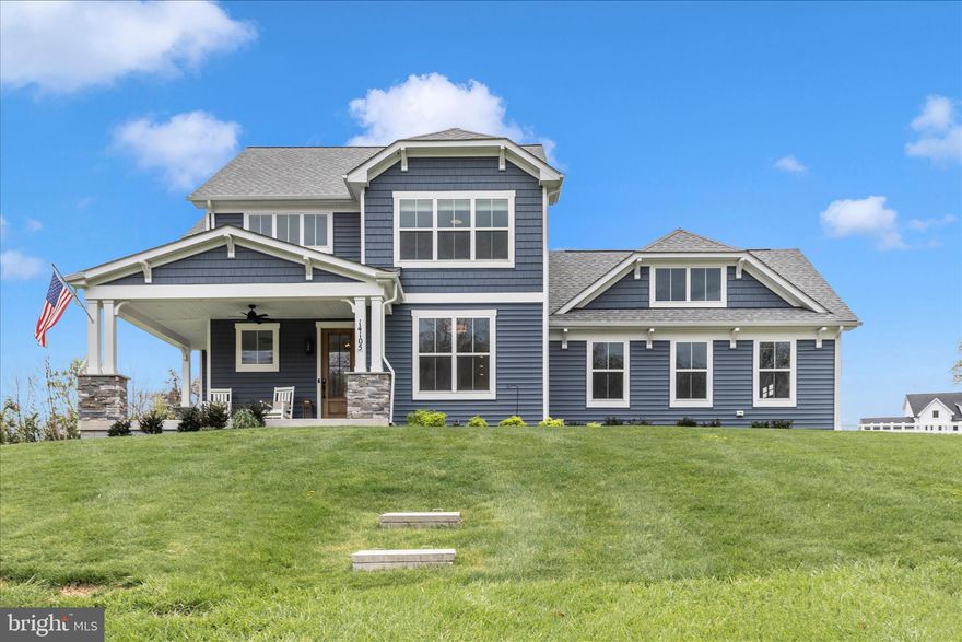 Built in 2023, this Glenix Homes Aspen model feels practically brand new. Thoughtfully designed, the 3-bedroom, 3.5-bath home includes an open-concept kitchen and family room, a sunlit sunroom, flexible living space, a spacious owner’s suite, a finished basement, and an oversized 25x25 two-car garage.
The gourmet kitchen showcases quartz countertops, a large island, stainless steel appliances, and 7-inch-wide luxury plank LVT flooring that extends throughout the main level. Craftsman-style railings and doors, along with modern trim details, enhance the home’s refined feel, while the well-appointed owner’s suite features a 7-foot shower.
The main-level flex space, currently used as a playroom, can easily serve as a home office, formal dining area, or extra living space. The finished lower level provides even more room for recreation, relaxation, or entertaining.
Highlights include 2x6 construction, high energy efficiency, a 92% efficient Carrier HVAC system, Therma-Tru doors, Tamko 30-year architectural shingles, MI windows, Monogram siding, detailed exterior trim and cornice work, and ceramic tile in all bathrooms.
Situated on just over an acre with no HOA, the fully fenced backyard offers plenty of space for pets, play, or entertaining. The property provides a private setting while remaining conveniently located near I-70, with easy access to Frederick, Baltimore, and DC commuter routes. Enjoy the balance of privacy in Frederick County while still being close to Mount Airy shopping, dining, and amenities.
Sellers may require a rent-back depending on timing.