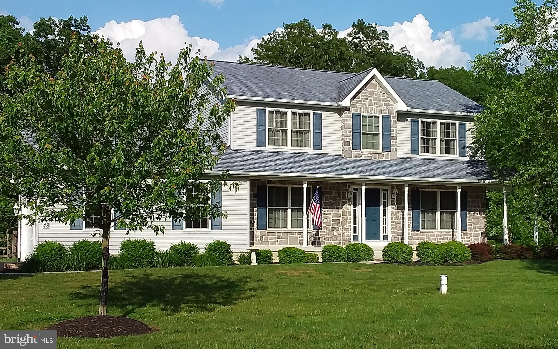 EXTREMELY CLEAN, WELL MAINTAINED, 10 YEAR OLD COLONIAL LOCATED ON A PRIME LOT AT THE BACK OF A 30 HOME RURAL COMMUNITY WITH LARGE FENCED YARD BACKING TO 50 PLUS ACRES OF COMMUNITY FOREST. THE MARKET TIME IN THIS COMMUNITY IS 2 WEEKS SO DO NOT DELAY AND MAKE YOUR APPOINTMENT TO SEE TODAY. OPPORTUNITIES TO PURCHASE IN THESE RURAL COMMUNITIES IN CECIL COUNTY LOCATED 45 MIN TO BALTIMORE OR PHILADELPHIA ARE BECOMING HARD TO FIND AND THEY DONT LAST LONG ON THE MARKET SO HURRY AND DONT MISS OUT.