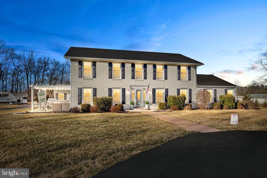 Welcome to your enchanting country retreat, seamlessly blending modern luxury with timeless charm! TAXES shown on Zillow are wrong! Nestled on approximately 13 acres of pristine land, this meticulously renovated home in the esteemed Methacton School District offers an unparalleled living experience. Own 13 - maintain 7 acres. As you follow the impressive paved driveway and circular roundabout, you'll be greeted by the picturesque white brick. Step inside to discover a world of refined comfort and sophistication. The grand foyer sets the tone for the interior, where a spacious Great Room awaits for effortless entertaining, while the adjoining Dining Room offers captivating views of the sprawling property - slide open the glass doors to unveil a charming patio complete with a new pergola and a summer kitchen, perfect for alfresco dining and relaxation. The heart of the home, the gourmet kitchen, features Calcutta marble countertops and top-of-the-line energy-efficient appliances, catering to the most discerning culinary enthusiasts. A smartly designed Family Entrance/Mud Room, accompanied by a cozy Study and powder room, adds convenience and functionality to daily living. The 1st floor also boasts a private wing, ideal for resident parents, an au pair suite, or a home office, complemented by a new modern full bathroom. Upstairs, the lavish Primary Suite awaits, bathed in natural light and featuring a room-size walk-in closet and a luxurious marble-tiled Master Bath resembling a spa retreat. Additional highlights include a spacious Laundry Room, 3 generously sized bedrooms, and another new bathroom on the upper floor. For ultimate relaxation and entertainment, the 1,200 sq ft finished basement offers a versatile space with a built-in wet bar, perfect for hosting gatherings or unwinding after a long day. Outside, the property boasts perfect pastures for horses and animals, with the added benefit of substantial real estate tax savings under ACT 319. The potential for subdivision and the construction of an additional house further enhances the value and flexibility of this remarkable estate. Conveniently located within minutes of major highways, prestigious golf clubs, parks, and an array of dining and shopping options, including the charming Village of Skippack, this exceptional property offers the best of both worlds – privacy and convenience in a serene country setting. View the video tour here: youtu.be/Ipj9a2gvJTg . Don't miss the opportunity to make this your forever home!