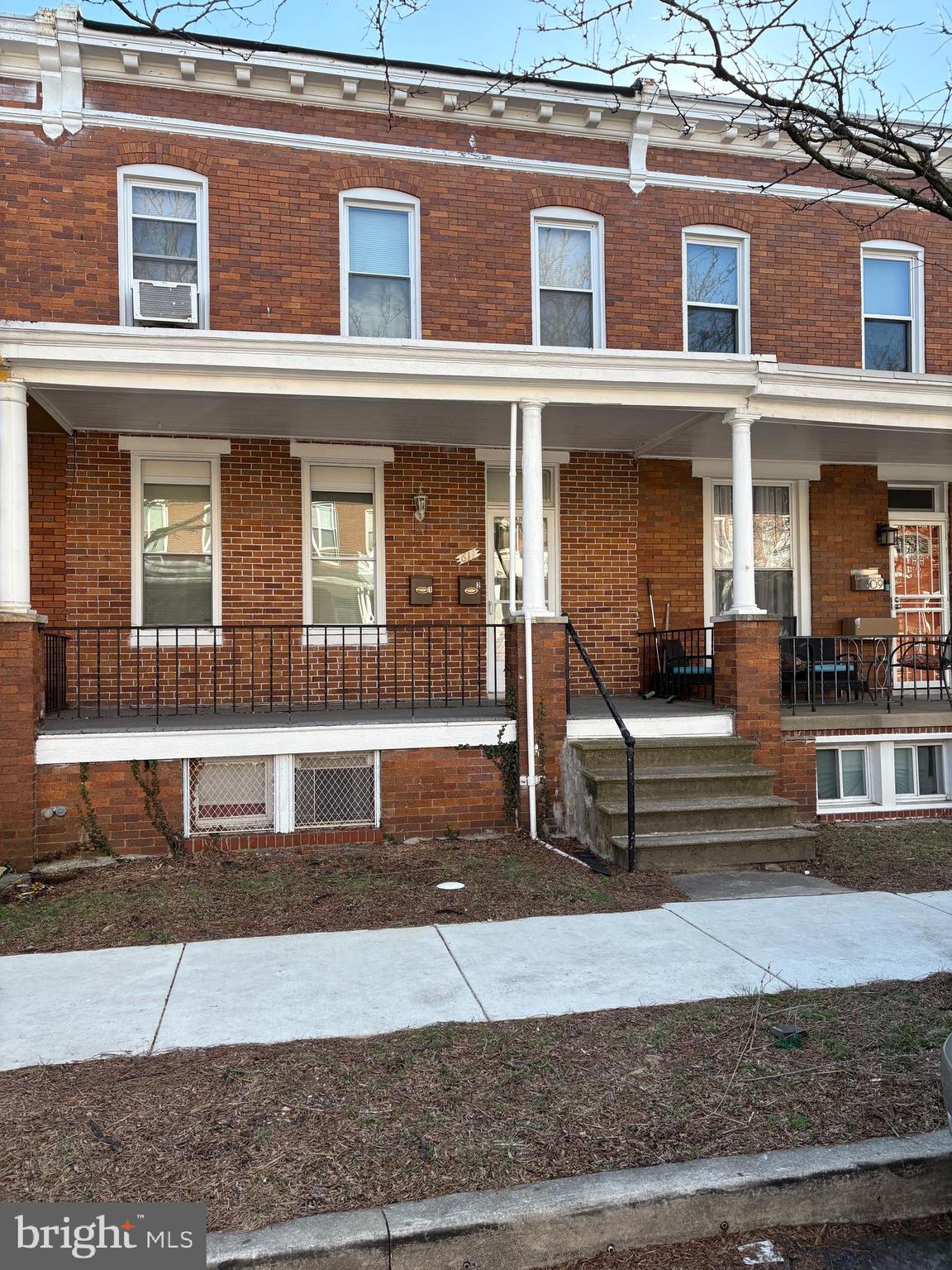 Convenience and privacy await you in this charming 3BR, 2BA townhouse, tucked away on a quiet street. This home offers comfortable living and is also listed as a multifamily/duplex (MDBA2158604), providing for a variety of living arrangements. The first floor features a separate living room, dining room, kitchen, and half bath. The lower level boasts a spacious recreation room with a full bath, perfect for entertainment or extra living space. The second level includes 2 large bedrooms, a full kitchen, and another full bath. Enjoy spacious living with the flexibility to make this property your own. Just minutes from Greenmount, Morgan State University, and a quick hop to the harbor – it’s the perfect location for both convenience and comfort. Being sold AS IS.